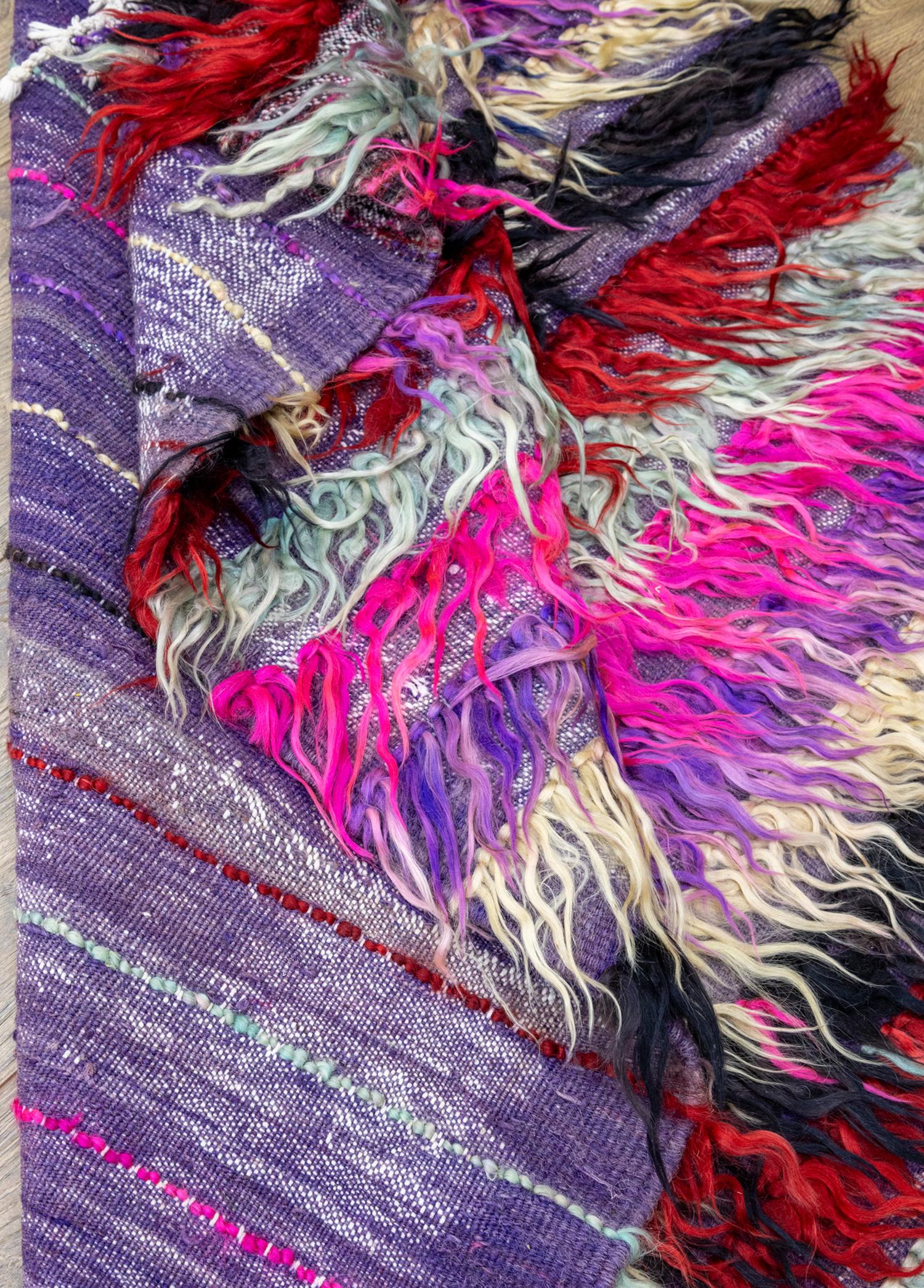 Soho Antiq-Dies Renkli Filikli El Dokuma Tülü Halı 94x149 Cm-Halı-6-Milagron.com