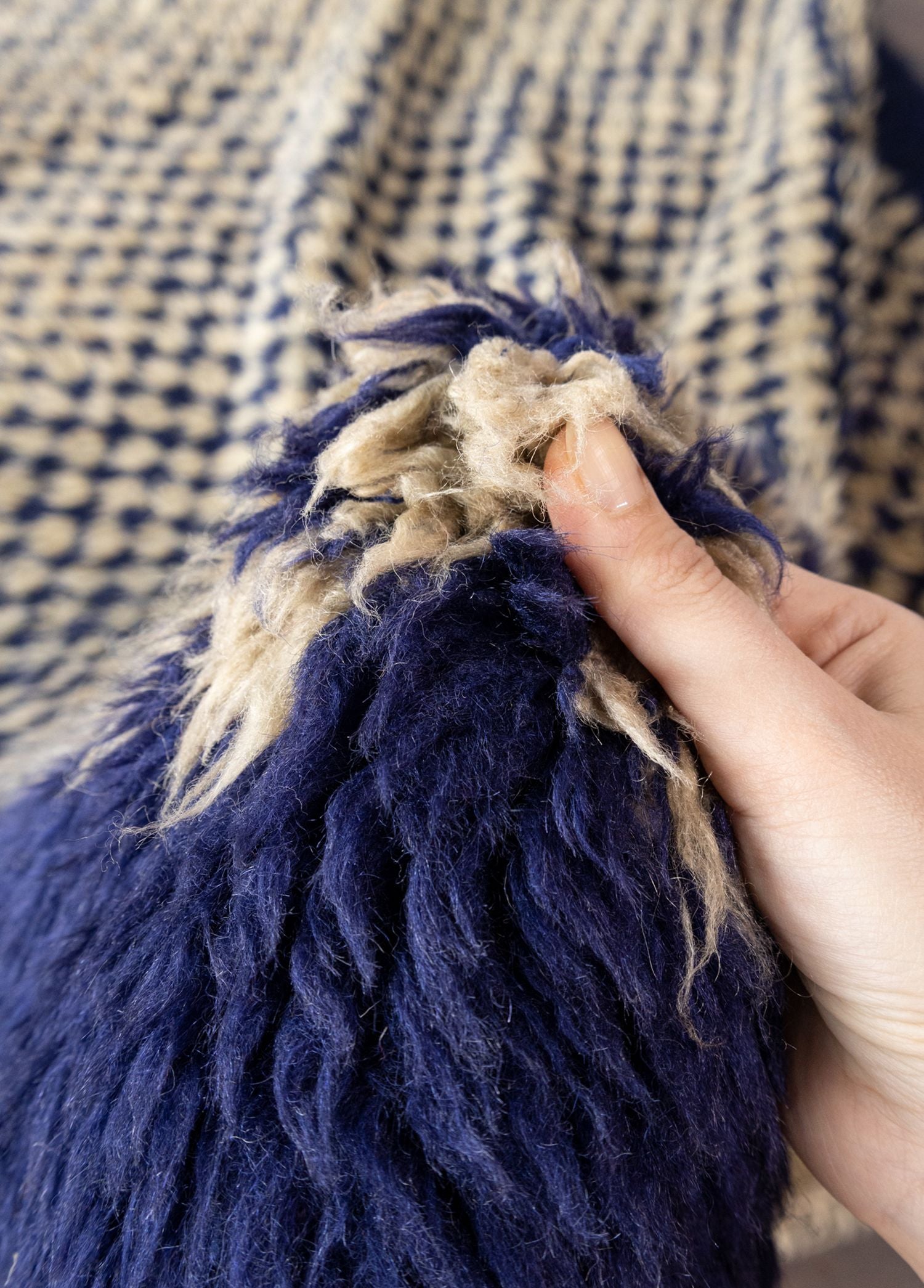 Soho Antiq-Dolf Dama Desenli Yün El Dokuma Tülü Halı 140x287 Cm-Halı-4-Milagron.com