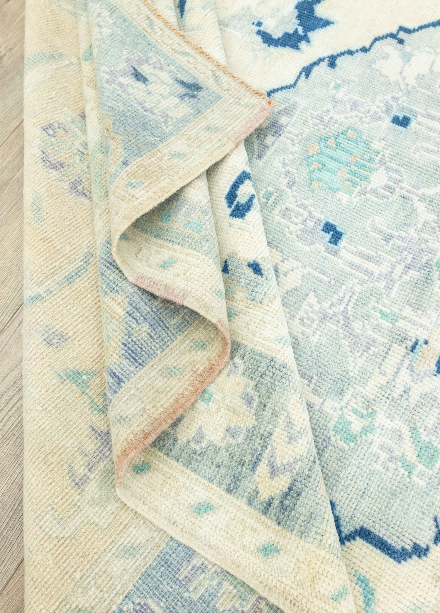 Soho Antiq-Ediz Madalyon Tasarımlı El Dokuma Yün Halı 185x291 Cm-Halı-6-Milagron.com