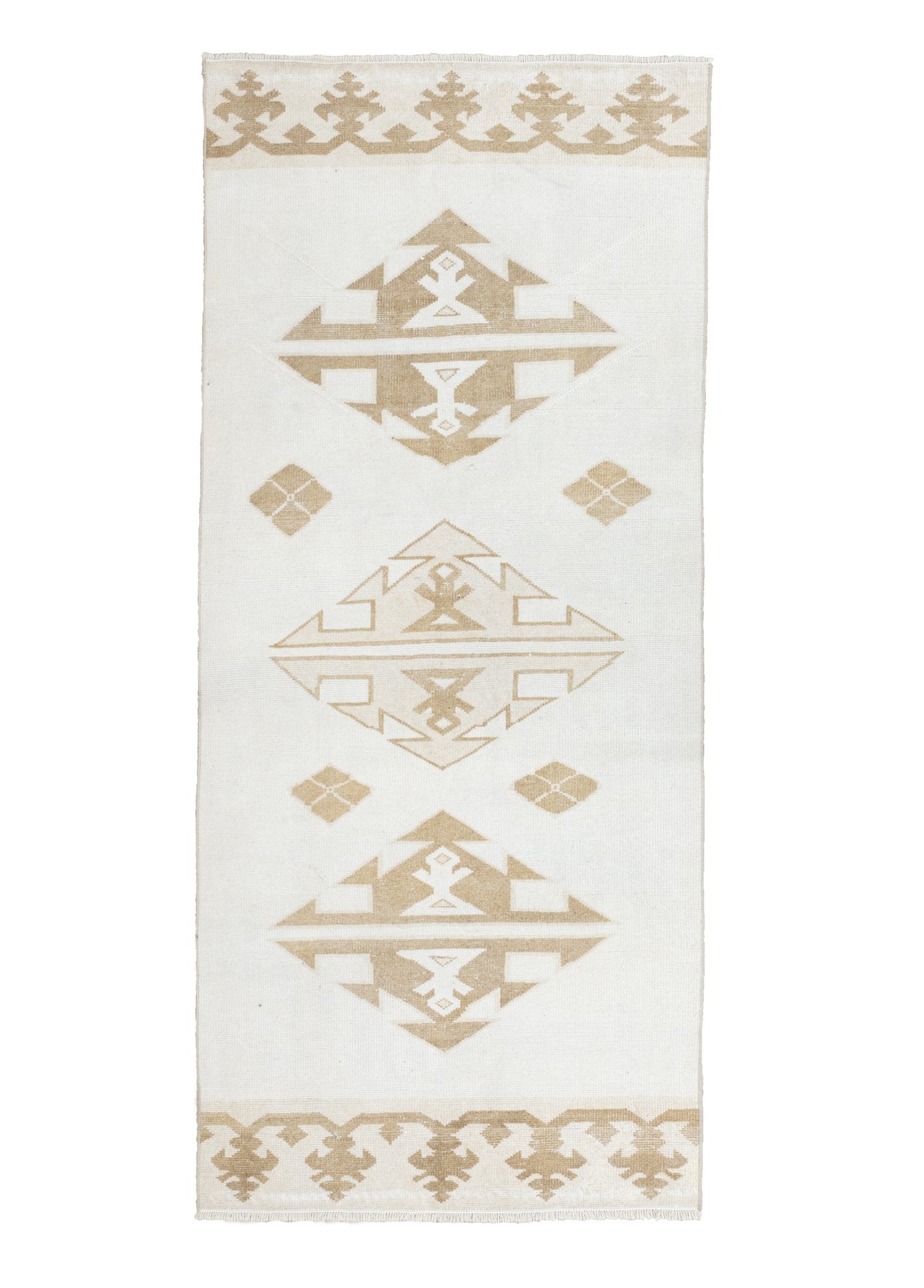 Soho Antiq-Efes El Dokuma Modern Yün Halı 90x204 Cm-Halı-1-Milagron.com