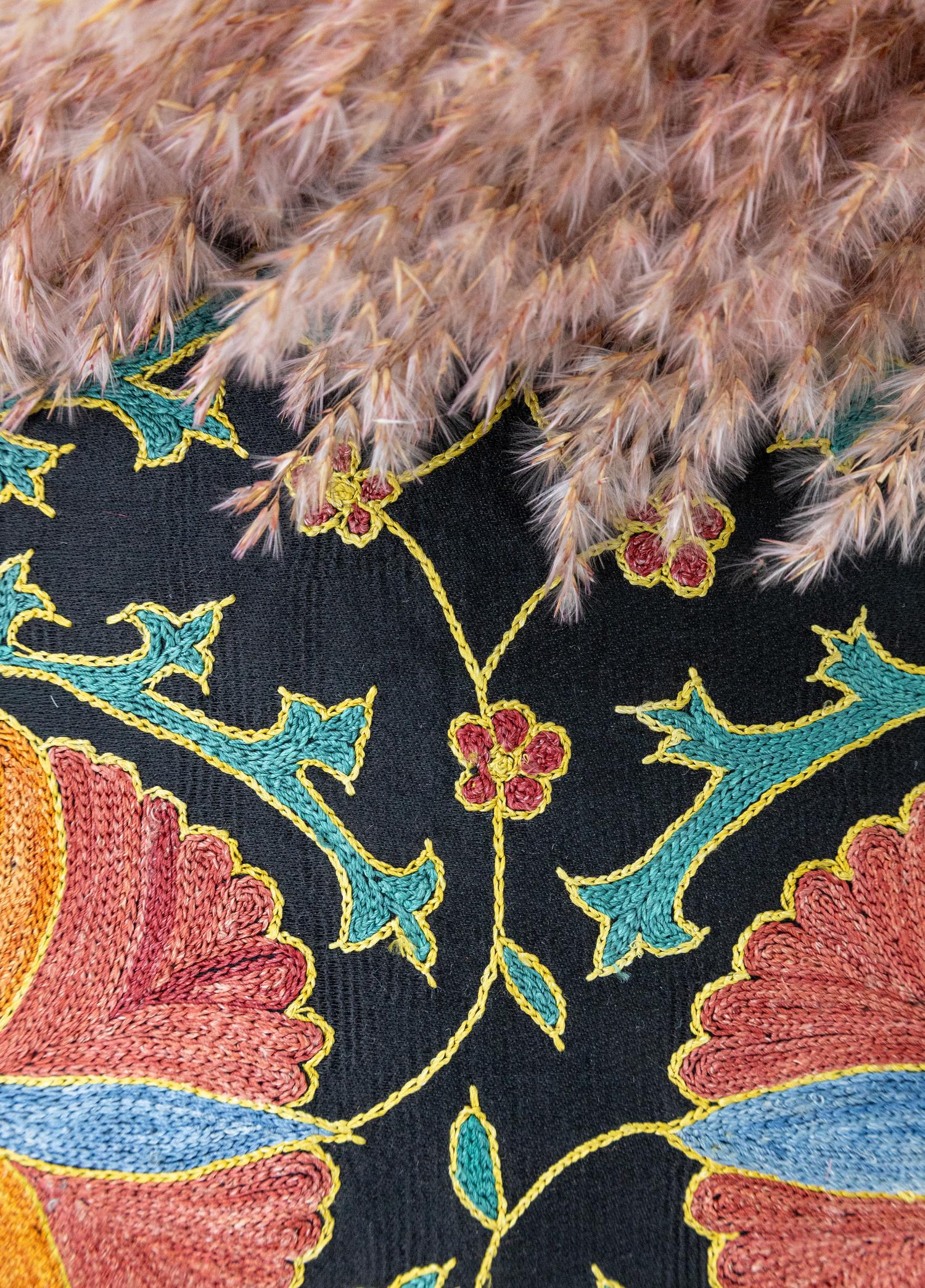 Soho Antiq-Efran Etnik Desenli El Yapımı Kırlent 50x50 Cm-Yastık-3-Milagron.com