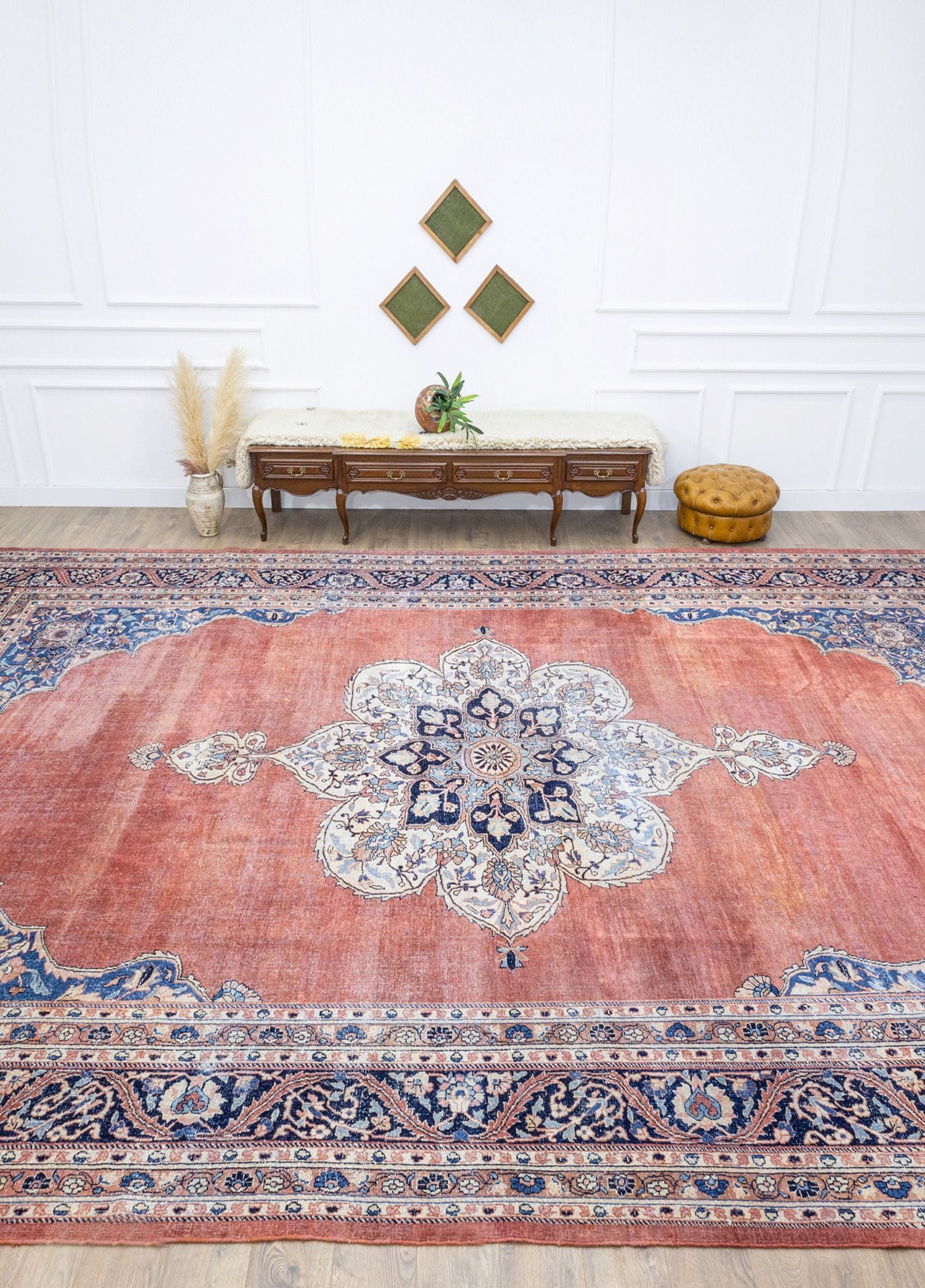 Soho Antiq-Farzad El Dokuma İran Büyük Yalı Halısı 387x583 Cm-Halı-2-Milagron.com