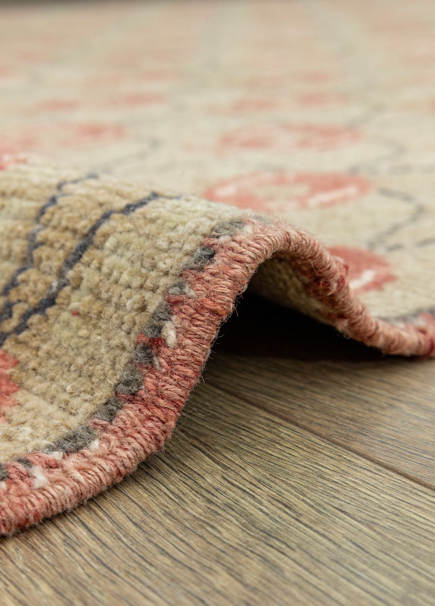 Soho Antiq-Feriz Nar Desenli El Dokuma Vintage Halı 113x205 Cm-Halı-5-Milagron.com