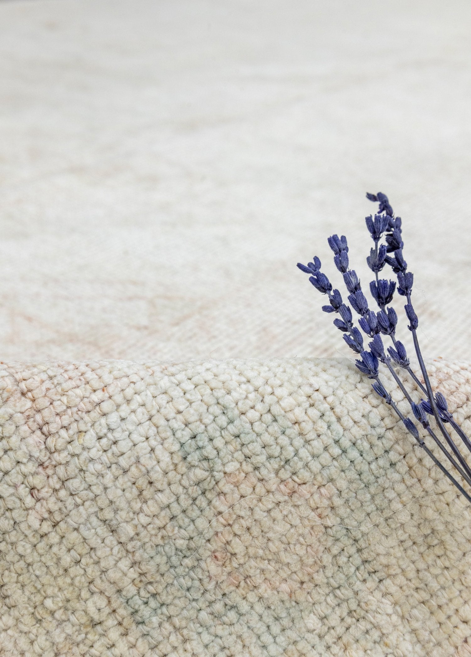 Soho Antiq-Gizay Nötr Renkli El Dokuma Halı 136x277 Cm-Halı-4-Milagron.com