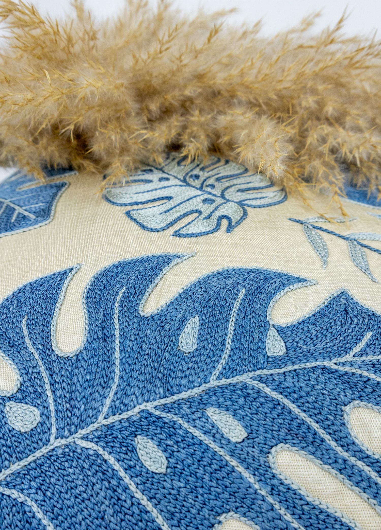 Soho Antiq-Hannes İpek Suzani El Yapımı Kırlent 50x50 Cm-Yastık-3-Milagron.com