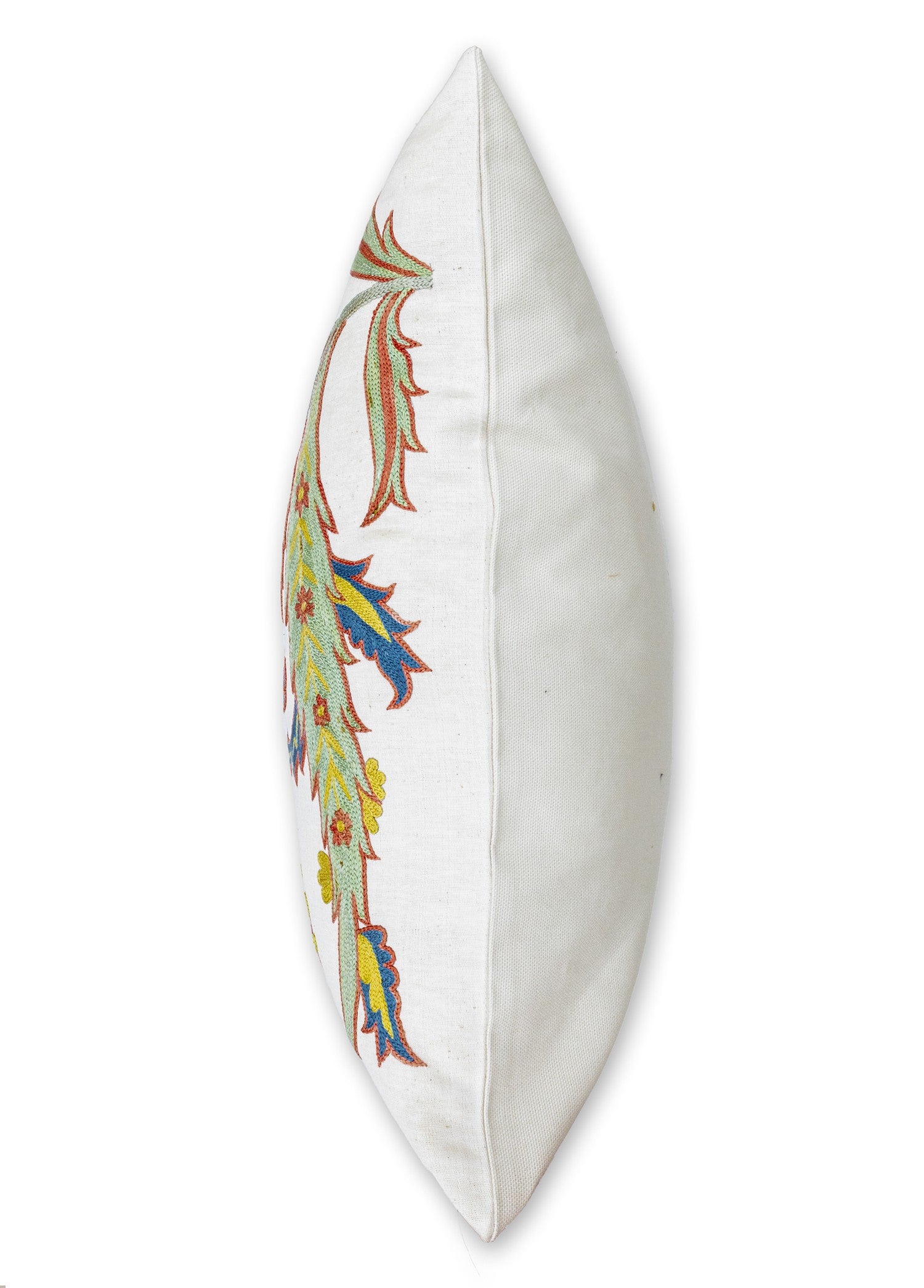 Soho Antiq-Hezaren Floral Desenli Suzani Kırlent 50x50 Cm-Yastık-5-Milagron.com