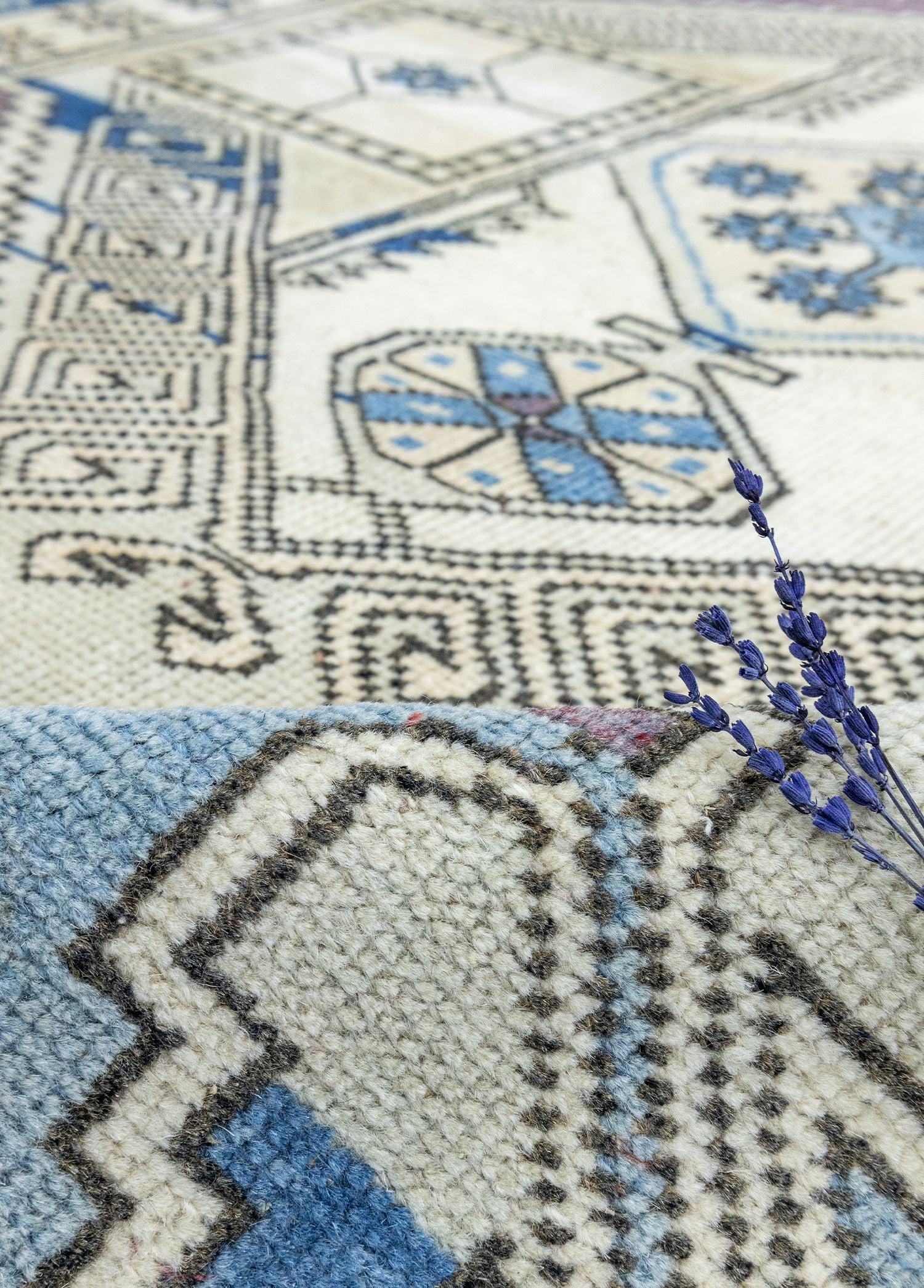 Soho Antiq-İynem Geometrik Desenli Salur Halısı 137x216 Cm-Halı-4-Milagron.com