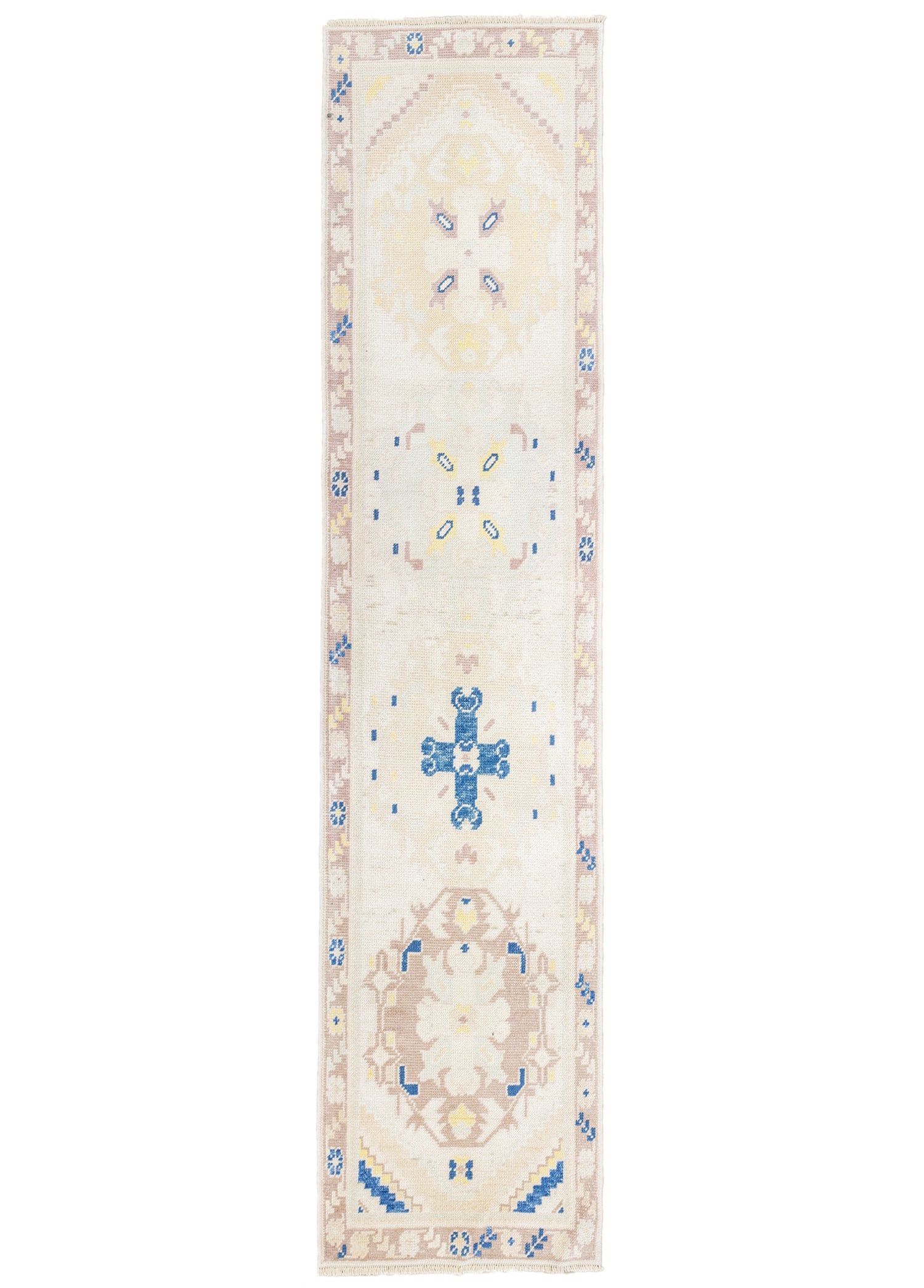 Soho Antiq-Karas Oriental Desenli El Dokuma Yün Halı 79x360 Xm-Halı-1-Milagron.com