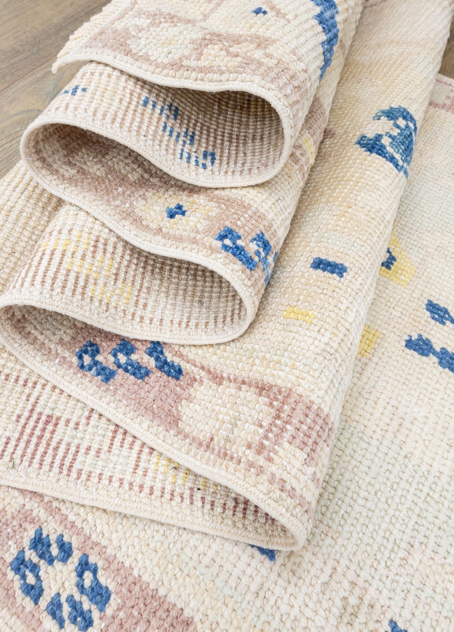 Soho Antiq-Karas Oriental Desenli El Dokuma Yün Halı 79x360 Xm-Halı-6-Milagron.com