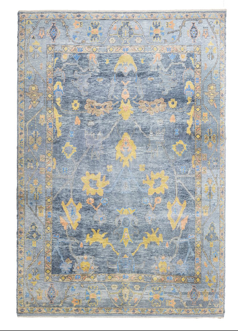 Soho Antiq-Kharun Floral Desenli Uşak Halısı 256x371 Cm-Halı-1-Milagron.com