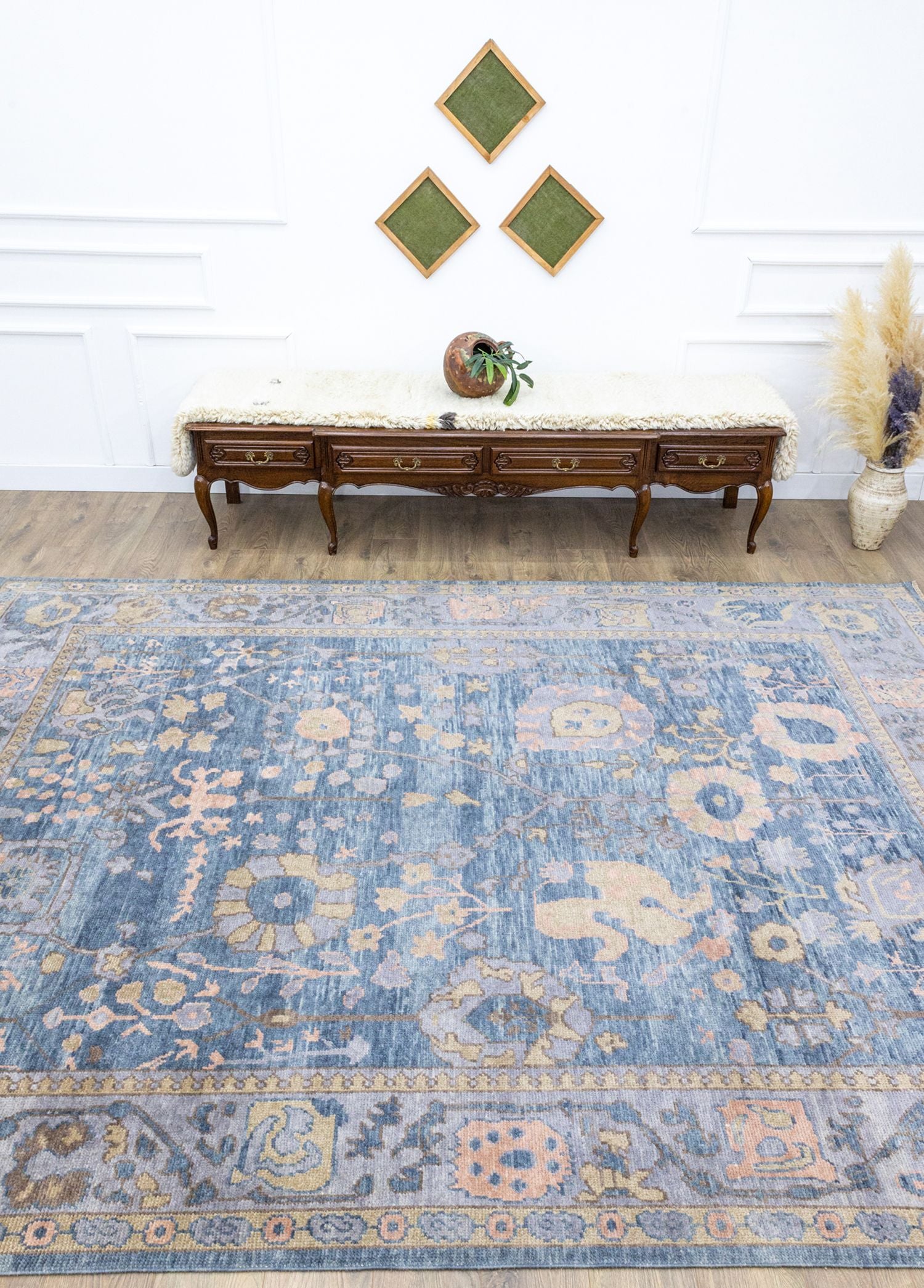 Soho Antiq-Kılcan Modern Desenli El Dokuma Yün Halı 260x352 Cm-Halı-2-Milagron.com