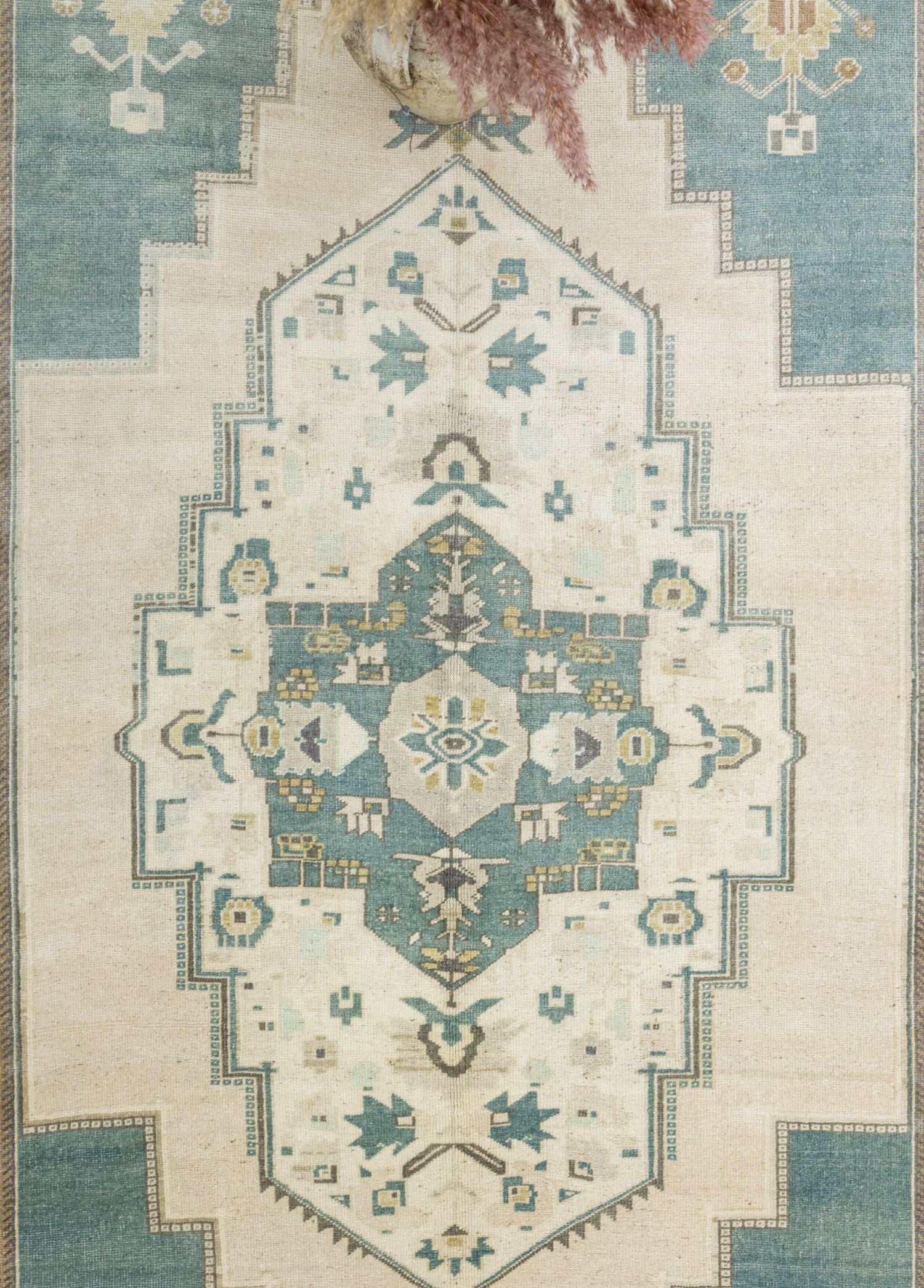 Soho Antiq-Kise Taşpınar Desenli El Dokuma Yün Halı 171x315 Cm-Halı-4-Milagron.com