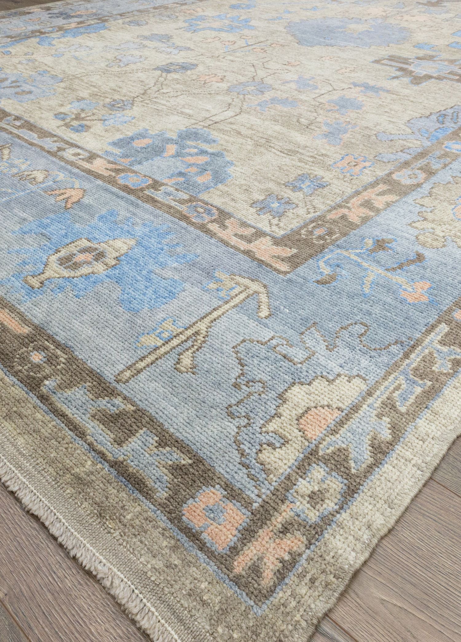 Soho Antiq-Kiyra Modern Desenli El Dokuma Uşak Halı 255x367 Cm-Halı-3-Milagron.com