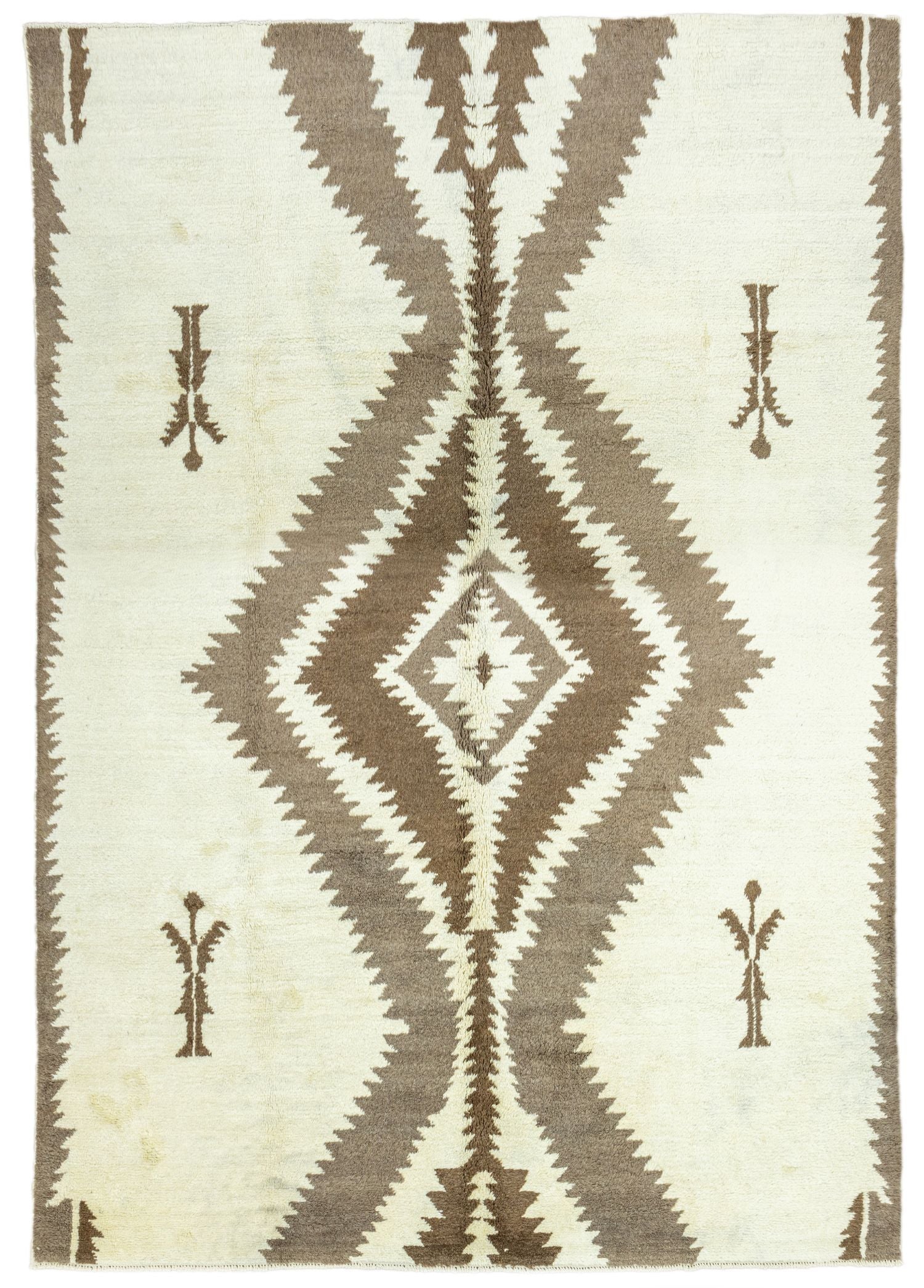 Soho Antiq-Kozlu Geometrik Desenli El Dokuma Halı 286x331 Cm-Halı-1-Milagron.com