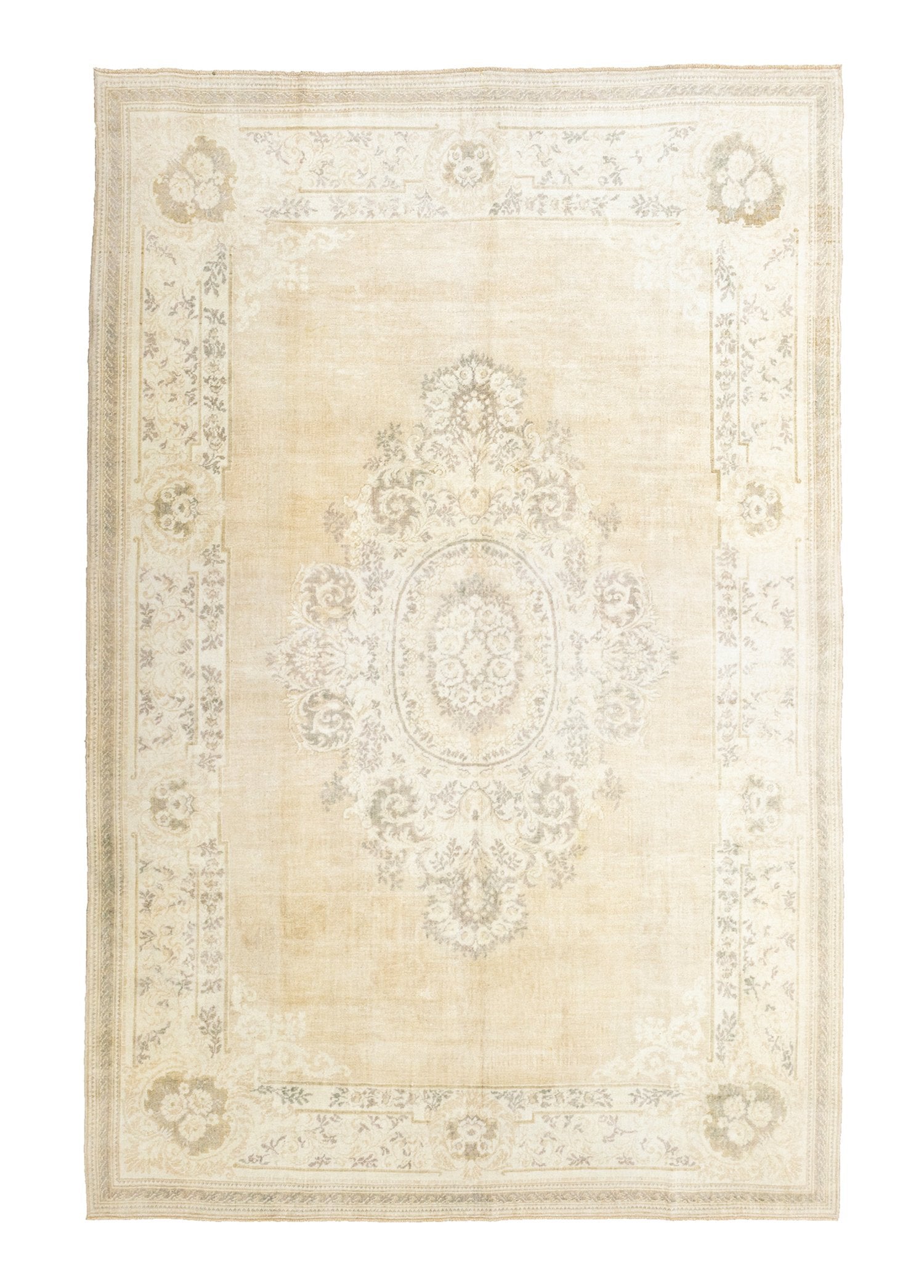 Soho Antiq-Kumralı Abrajlı El Dokuma Yün Halı 244x368 Cm-Halı-1-Milagron.com