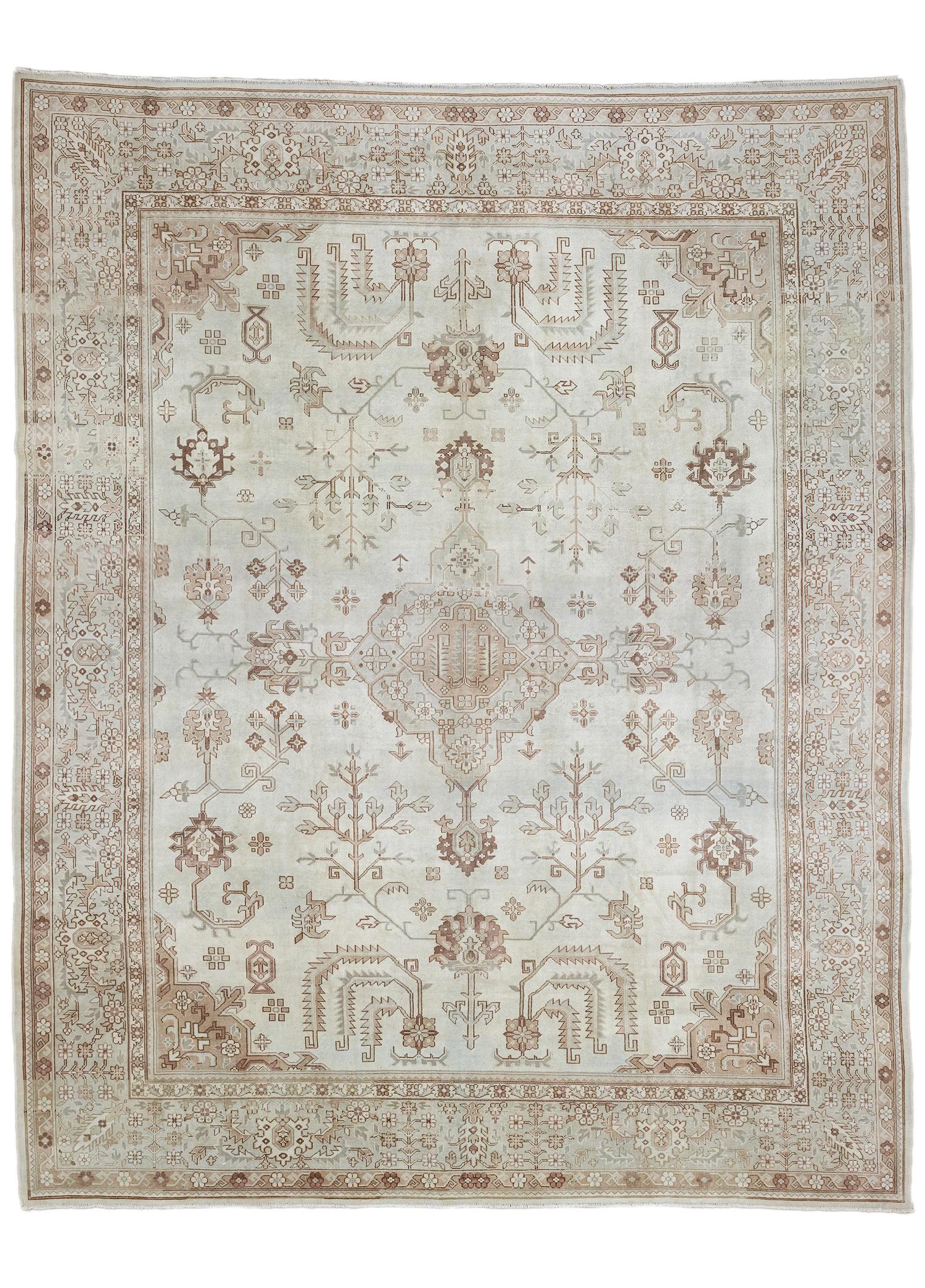 Soho Antiq-Kyadar Oriental Desenli El Dokuma İran Halısı 360x446 Cm-Halı-1-Milagron.com