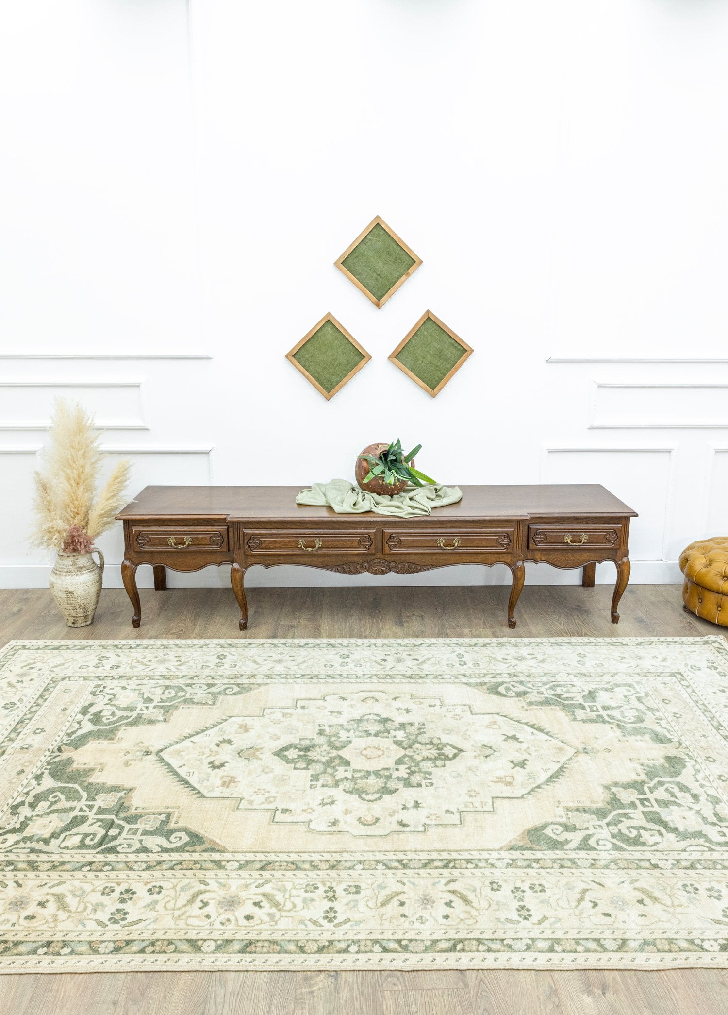 Soho Antiq-Laden Pastel Renkli El Dokuma Taşpınar Halı 173x310 Cm-Halı-2-Milagron.com