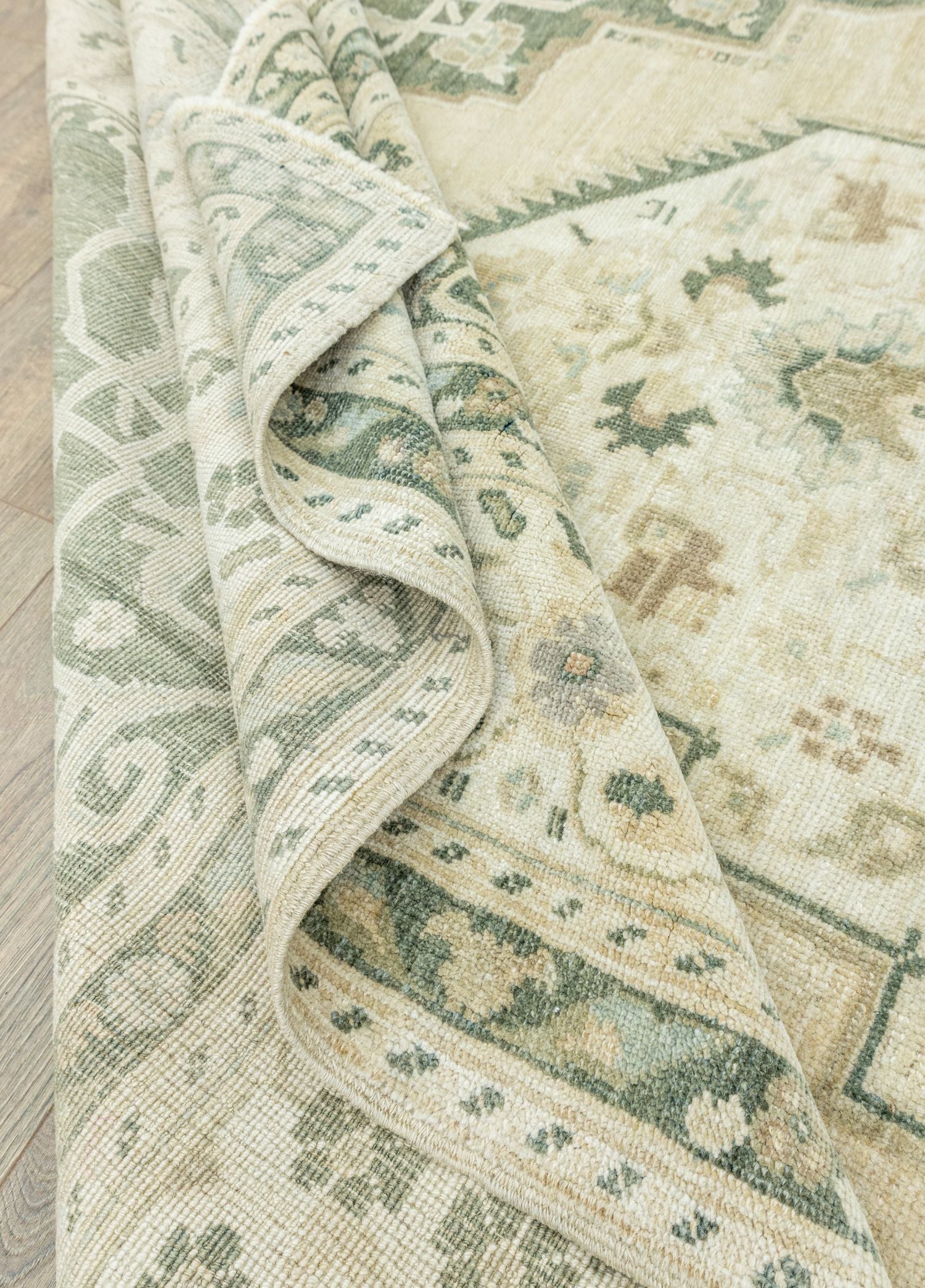 Soho Antiq-Laden Pastel Renkli El Dokuma Taşpınar Halı 173x310 Cm-Halı-6-Milagron.com