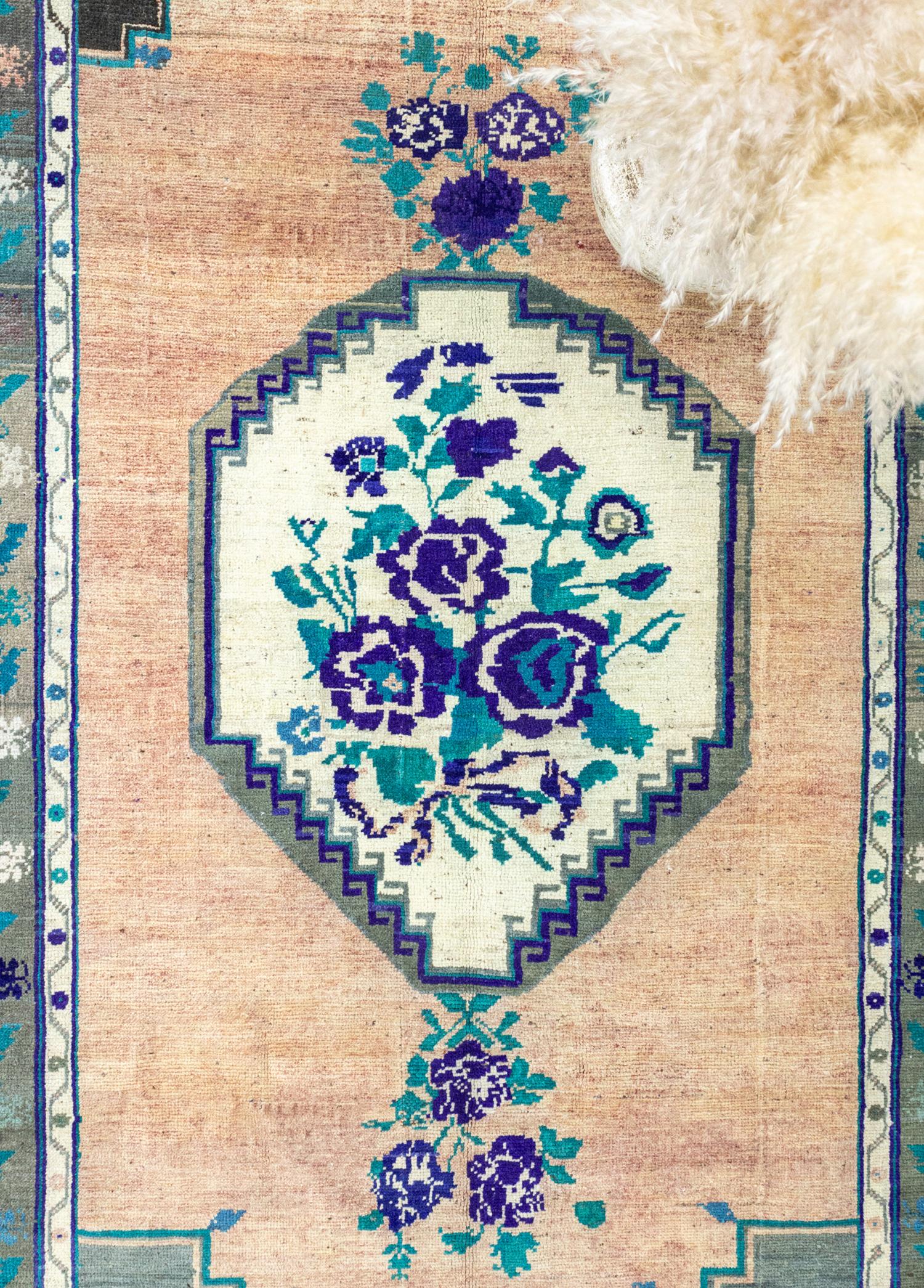 Soho Antiq-Laila Rustik Desenli El Dokuma Yün Halı 140x261 Cm-Halı-3-Milagron.com