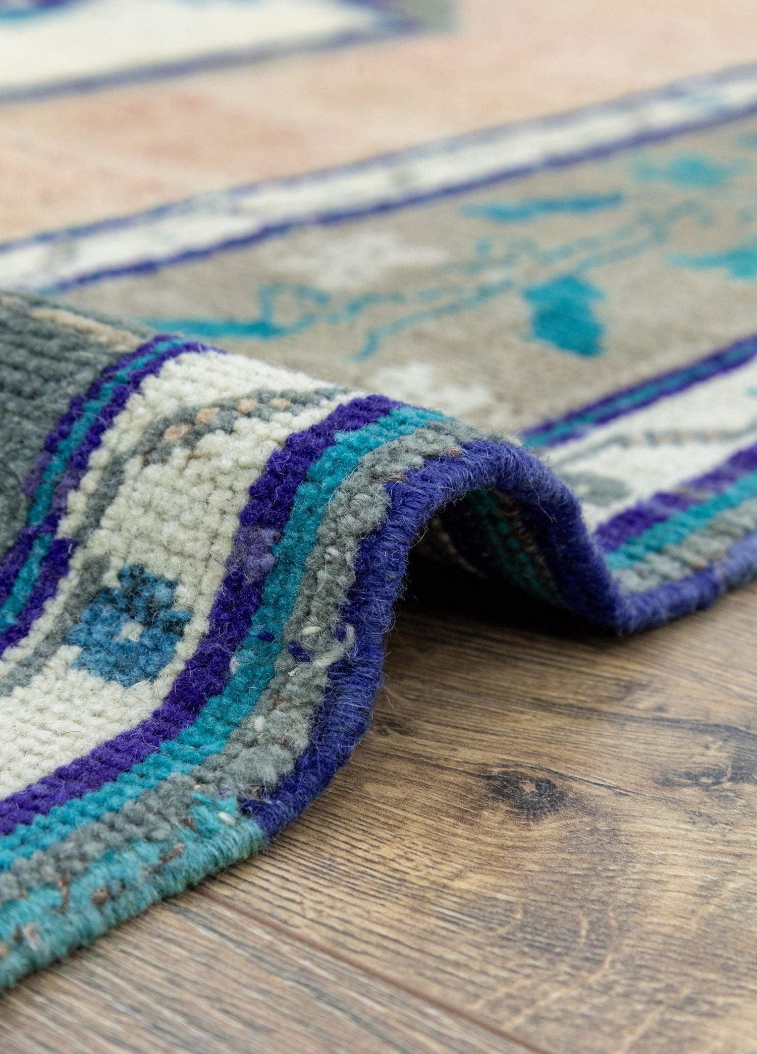 Soho Antiq-Laila Rustik Desenli El Dokuma Yün Halı 140x261 Cm-Halı-5-Milagron.com