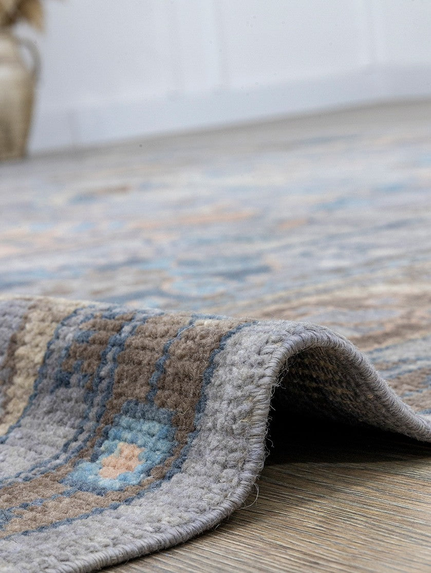 Soho Antiq-Laine Modern Uşak Desenli El Dokuma Halı 332x383 Cm-Halı-4-Milagron.com