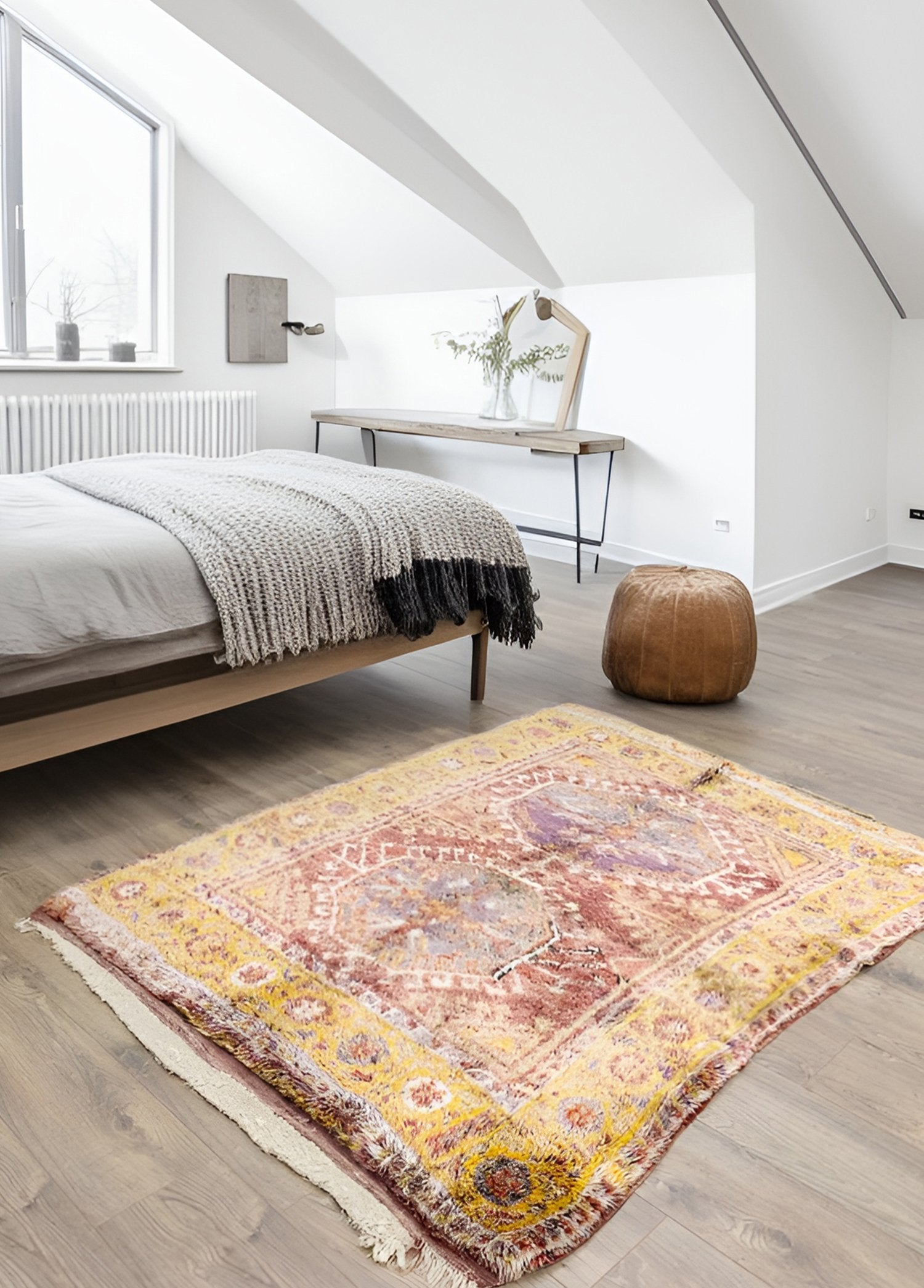 Soho Antiq-Lempo Etnik Desenli Renkli Tülü Halı 136x166 Cm-Halı-2-Milagron.com