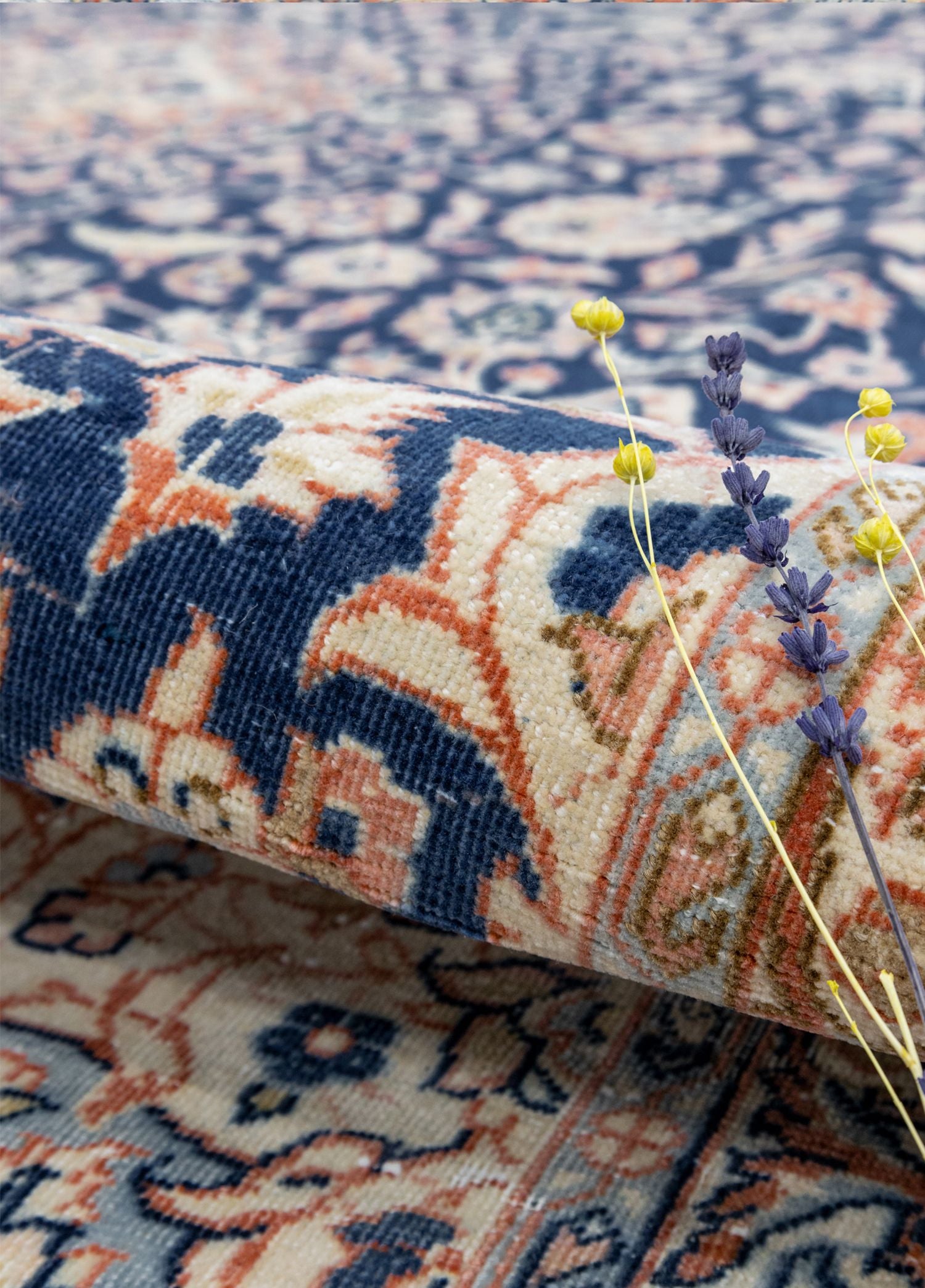 Soho Antiq-Likak Geleneksel İran Desenli El Dokuma Halı 156x360 Cm-Halı-4-Milagron.com