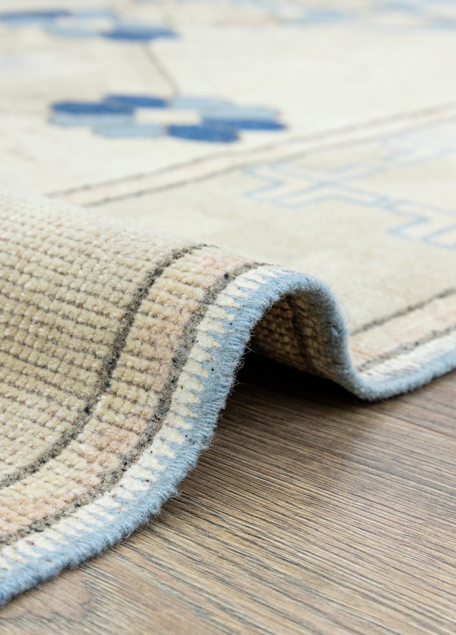 Soho Antiq-Lotus Vintage El Dokuma Yün Halı 146x266 Cm-Halı-5-Milagron.com