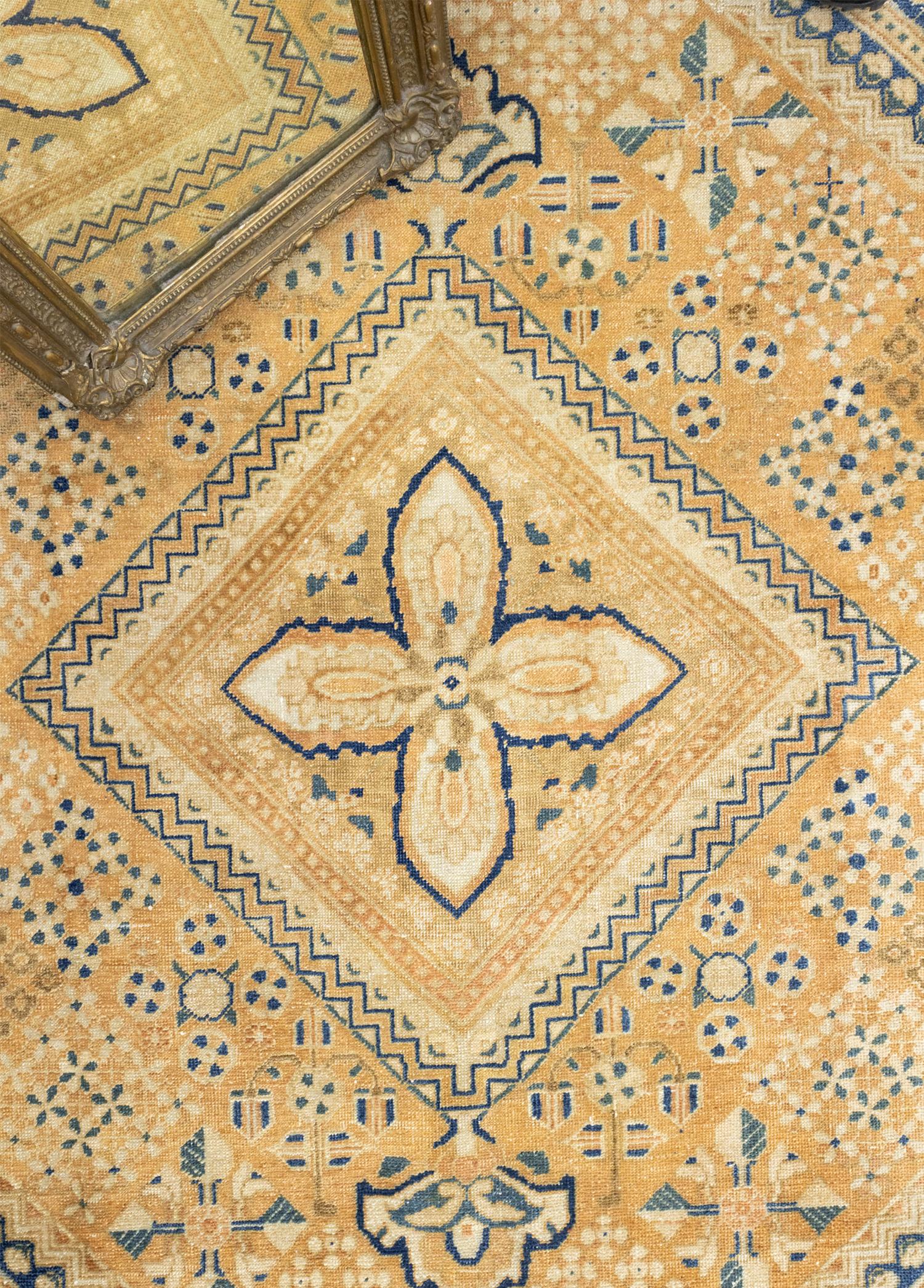 Soho Antiq-Marivan El Dokuma Geometrik Desenli İran Halısı 140x205 Cm-Halı-3-Milagron.com