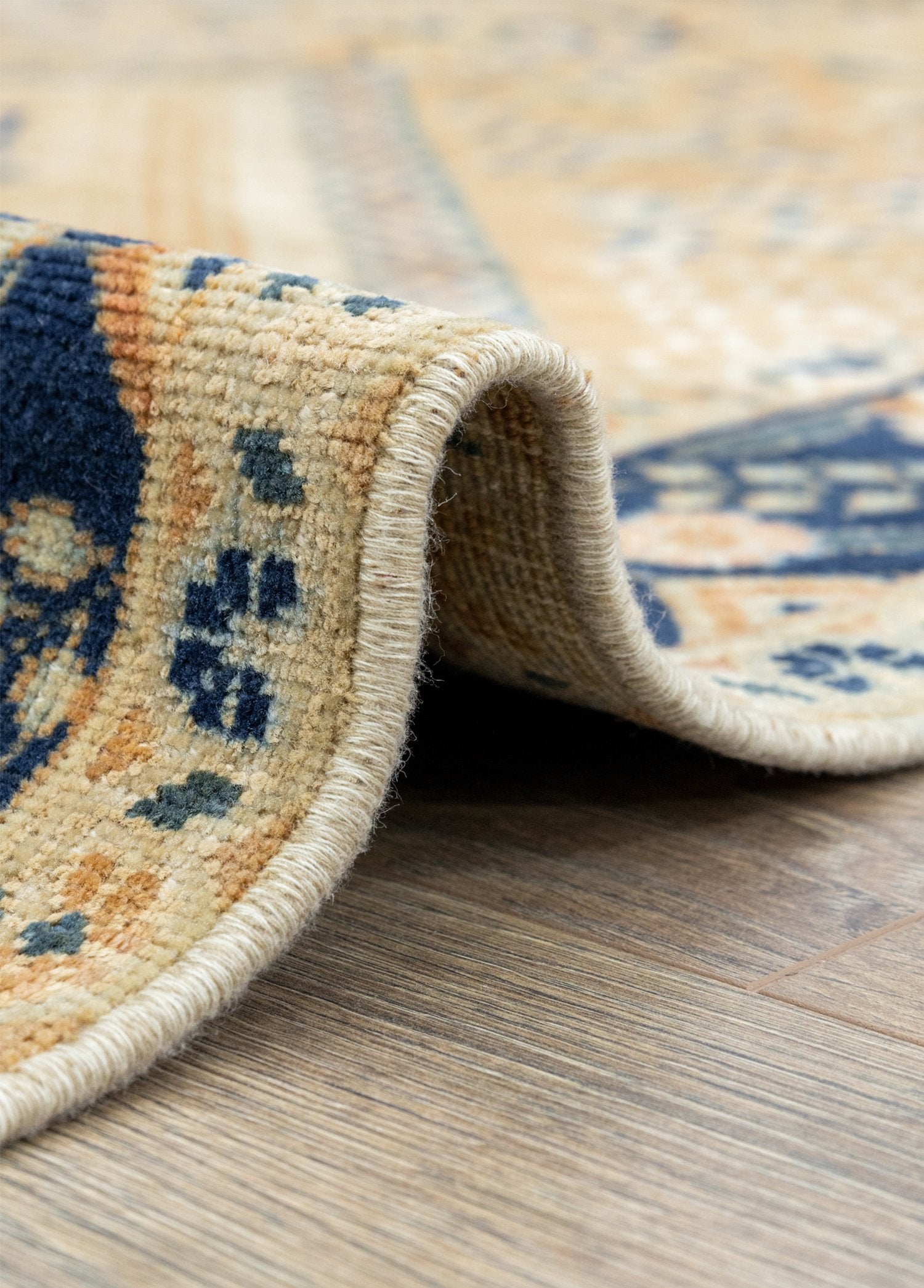 Soho Antiq-Marivan El Dokuma Geometrik Desenli İran Halısı 140x205 Cm-Halı-5-Milagron.com