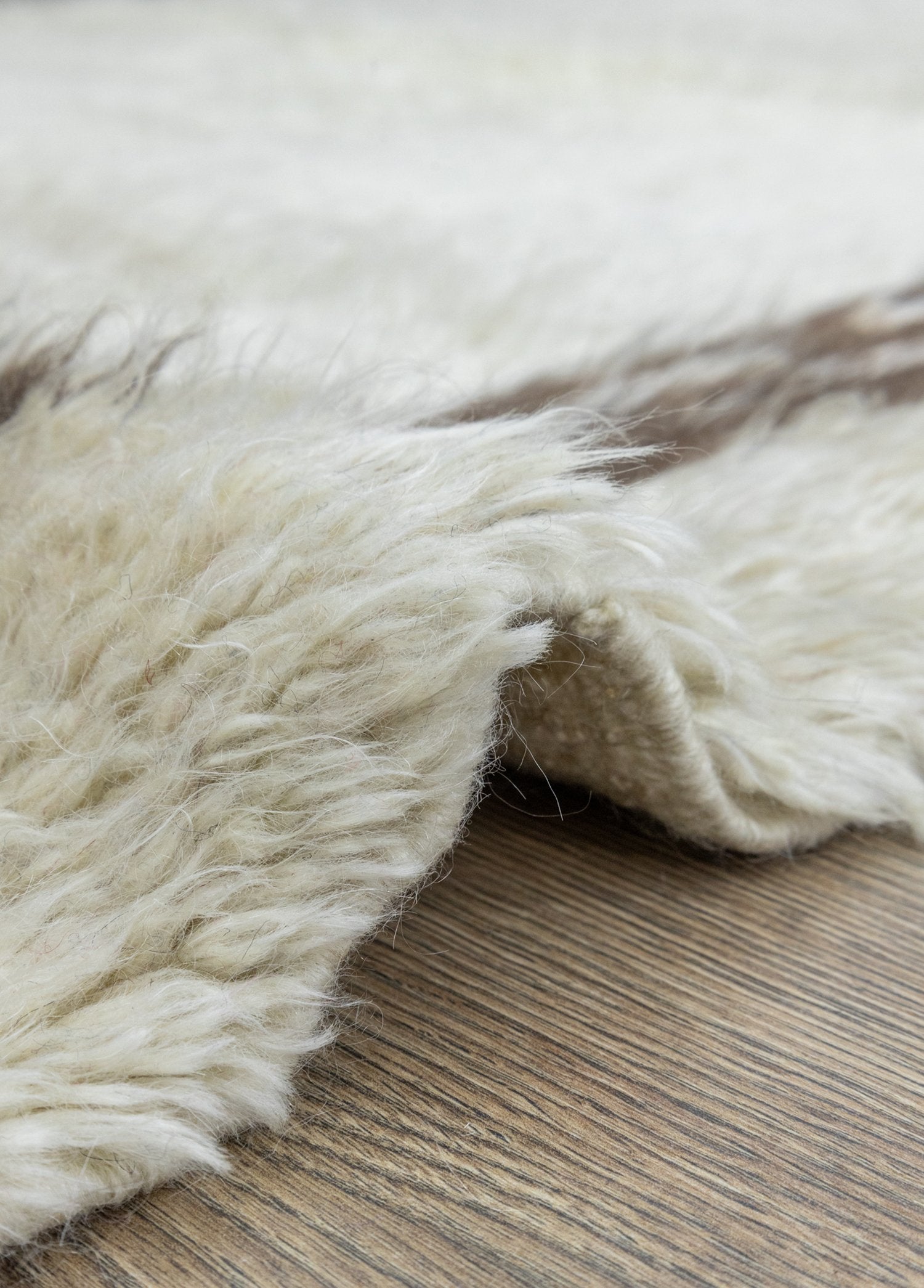 Soho Antiq-Mayar Bordürlü Natural Shaggy Halı 131x170 Cm-Halı-5-Milagron.com