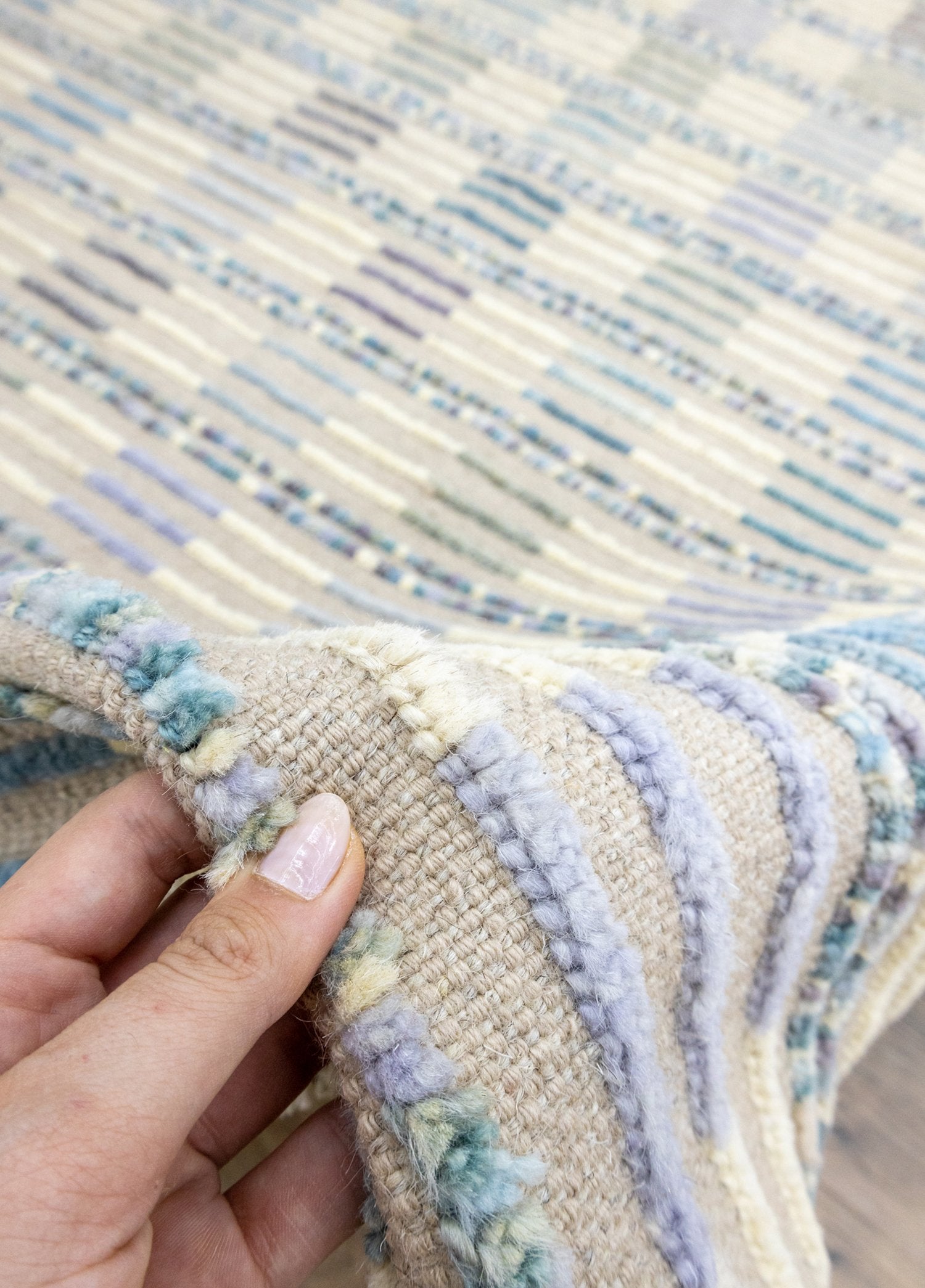 Soho Antiq-Mirlan Kabartmalı Desen El Dokuma Halı Kilim 160x230 Cm-Halı-4-Milagron.com