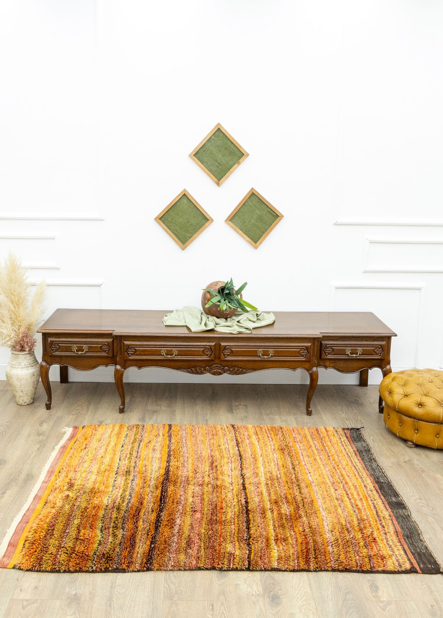 Soho Antiq-Natura Renkli El Dokuma Tülü Halı 128x173 Cm-Halı-2-Milagron.com