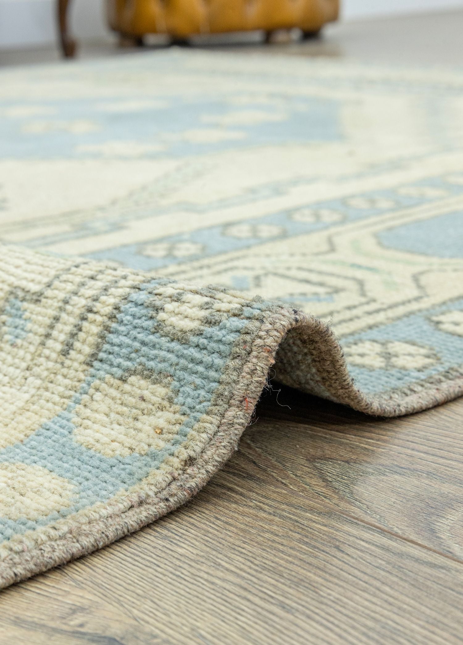 Soho Antiq-Nil Rustik Desenli El Dokuma Yün Halı 169x231 Cm-Halı-5-Milagron.com