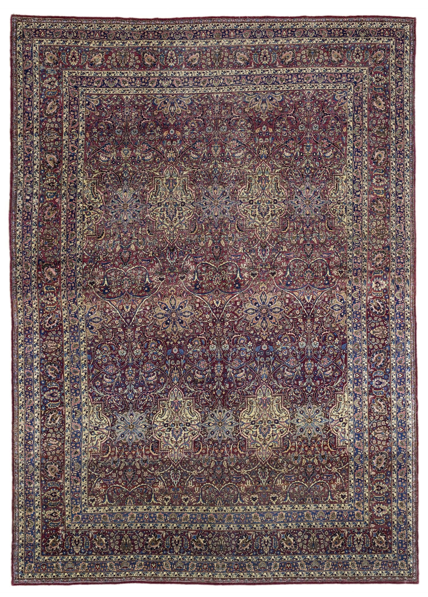 Soho Antiq-Pedram Geleneksel İran Desenli Yalı Halısı 352x489 Cm-Halı-1-Milagron.com