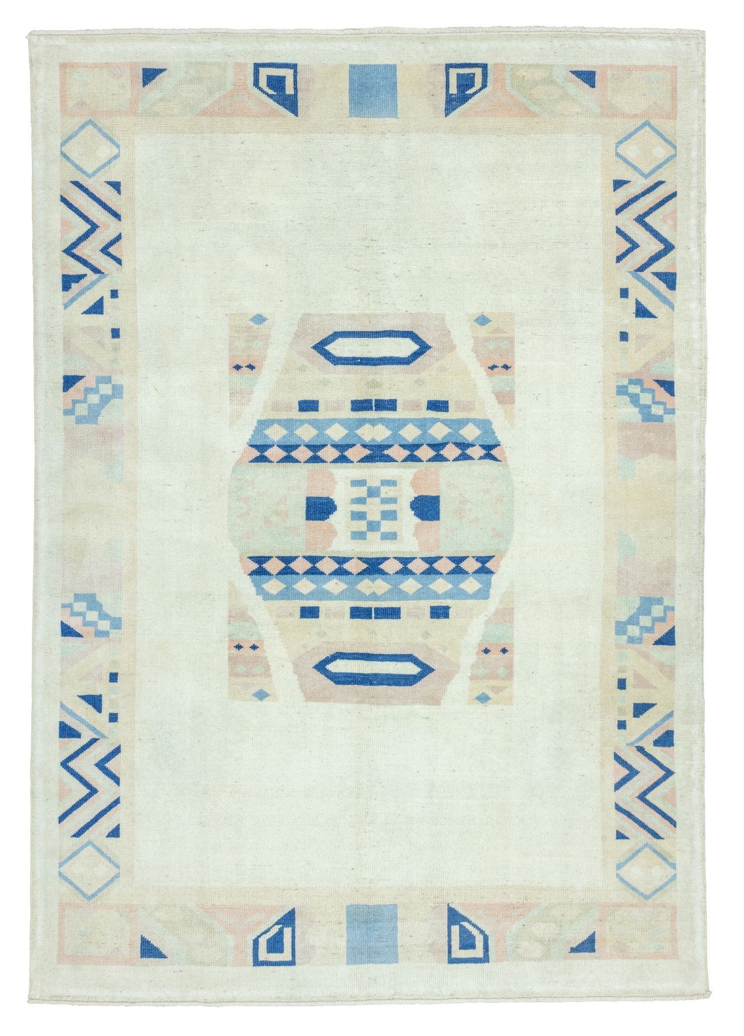 Soho Antiq-Pendiya Rustik Tasarımlı El Dokuma Halı 171x243 Cm-Halı-1-Milagron.com