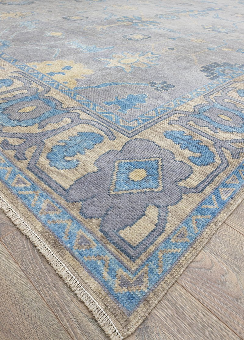 Soho Antiq-Pepuza El Dokuması Etnik Desenli Uşak Halısı 303x423 Cm-Halı-3-Milagron.com