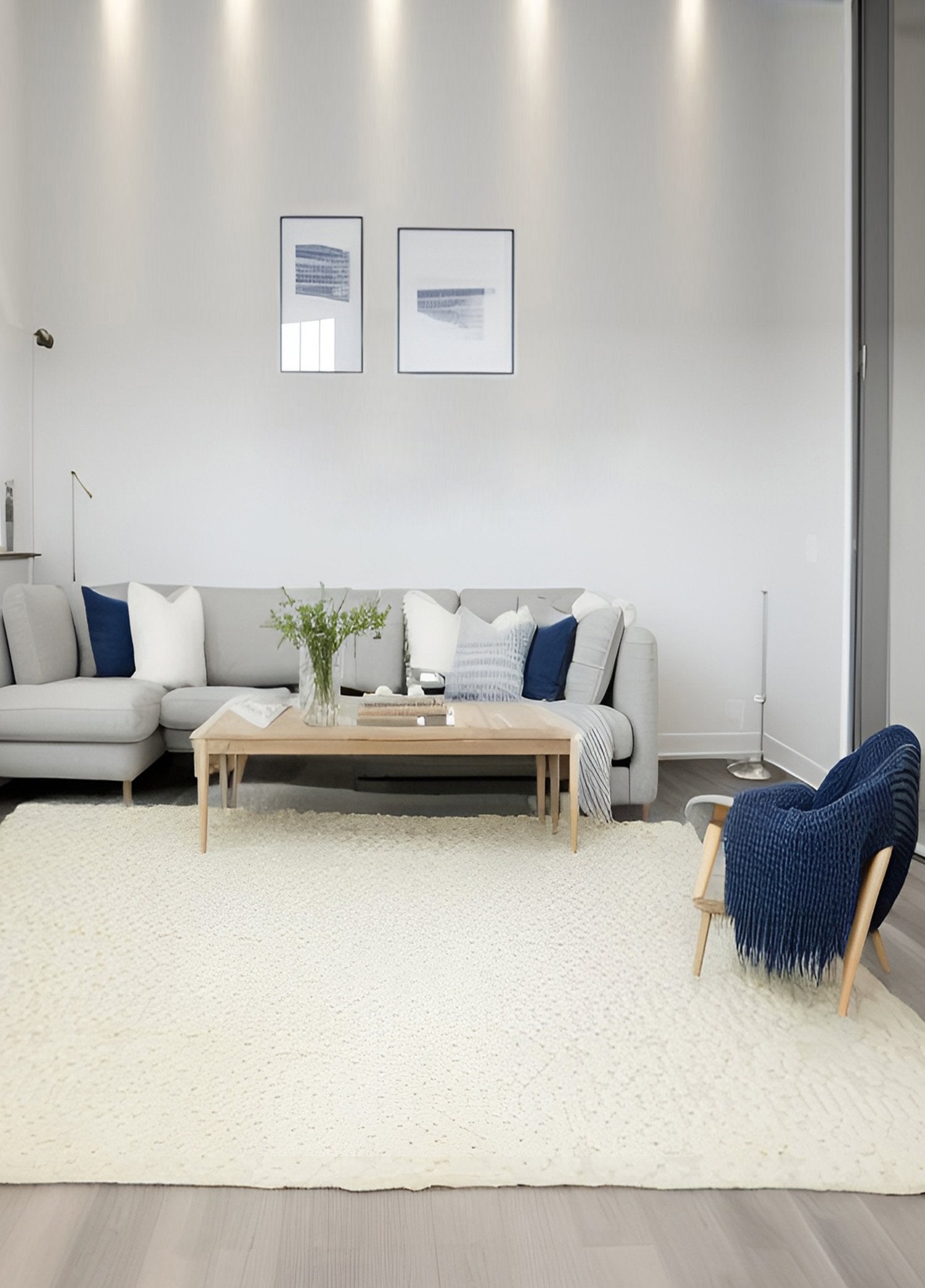 Soho Antiq-Roza Modern Desenli El Dokuma Yün Halı 328x463 Cm-Halı-2-Milagron.com