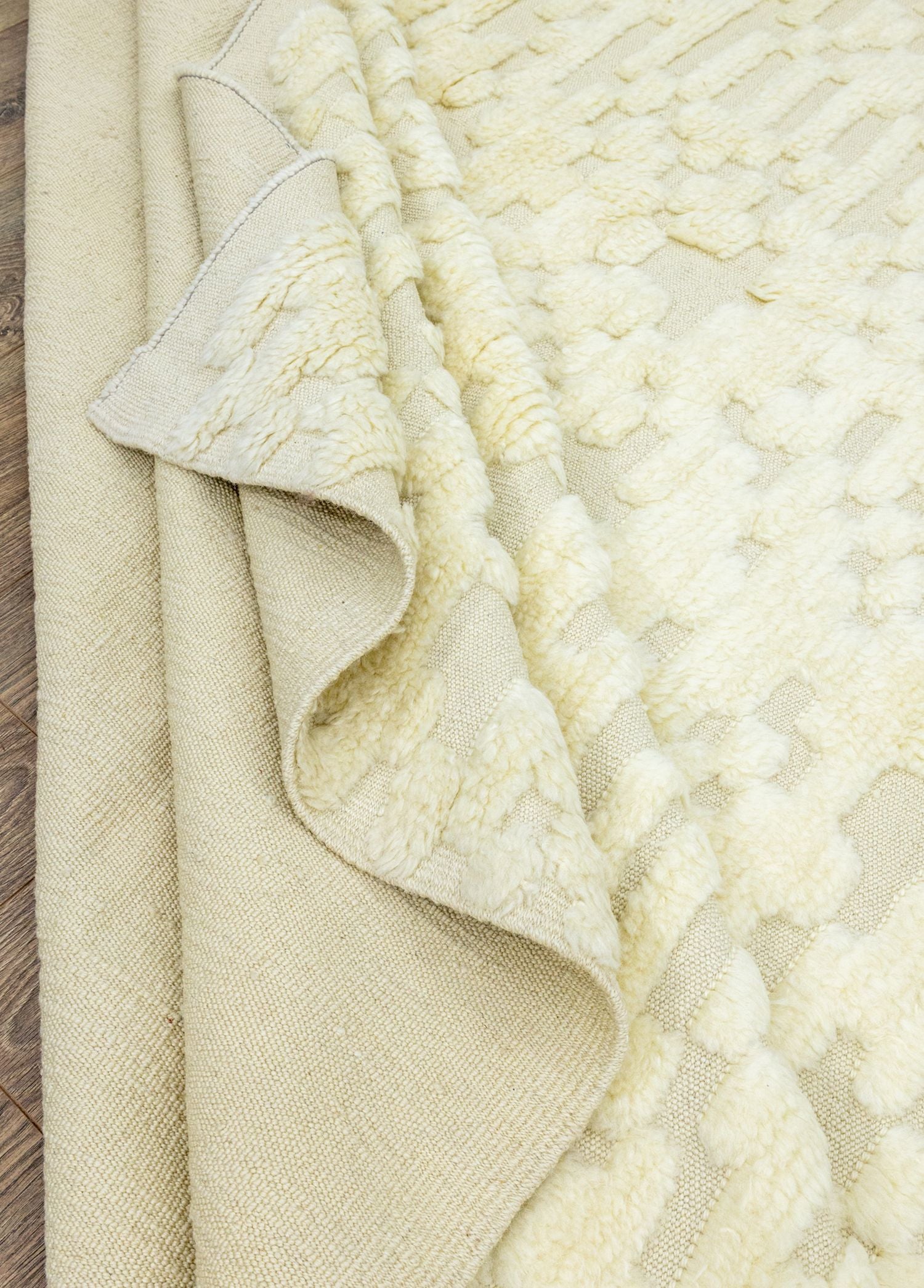 Soho Antiq-Roza Modern Desenli El Dokuma Yün Halı 328x463 Cm-Halı-6-Milagron.com