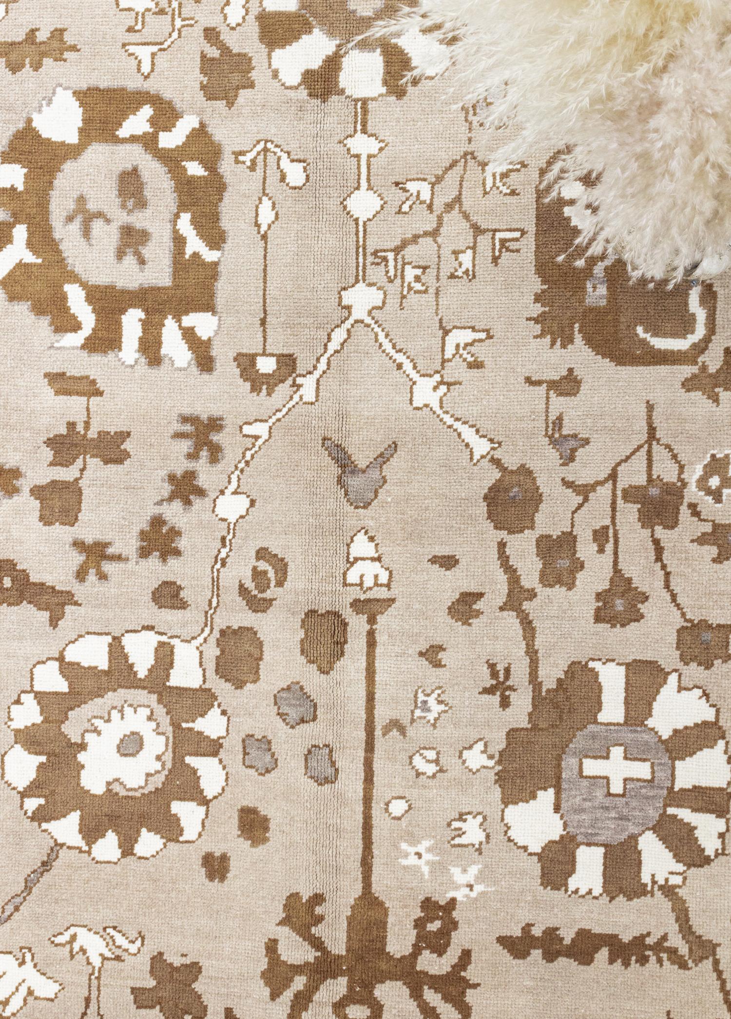 Soho Antiq-Sani El Dokuma Yün Büyük Uşak Halısı 316x436 Cm-Halı-3-Milagron.com