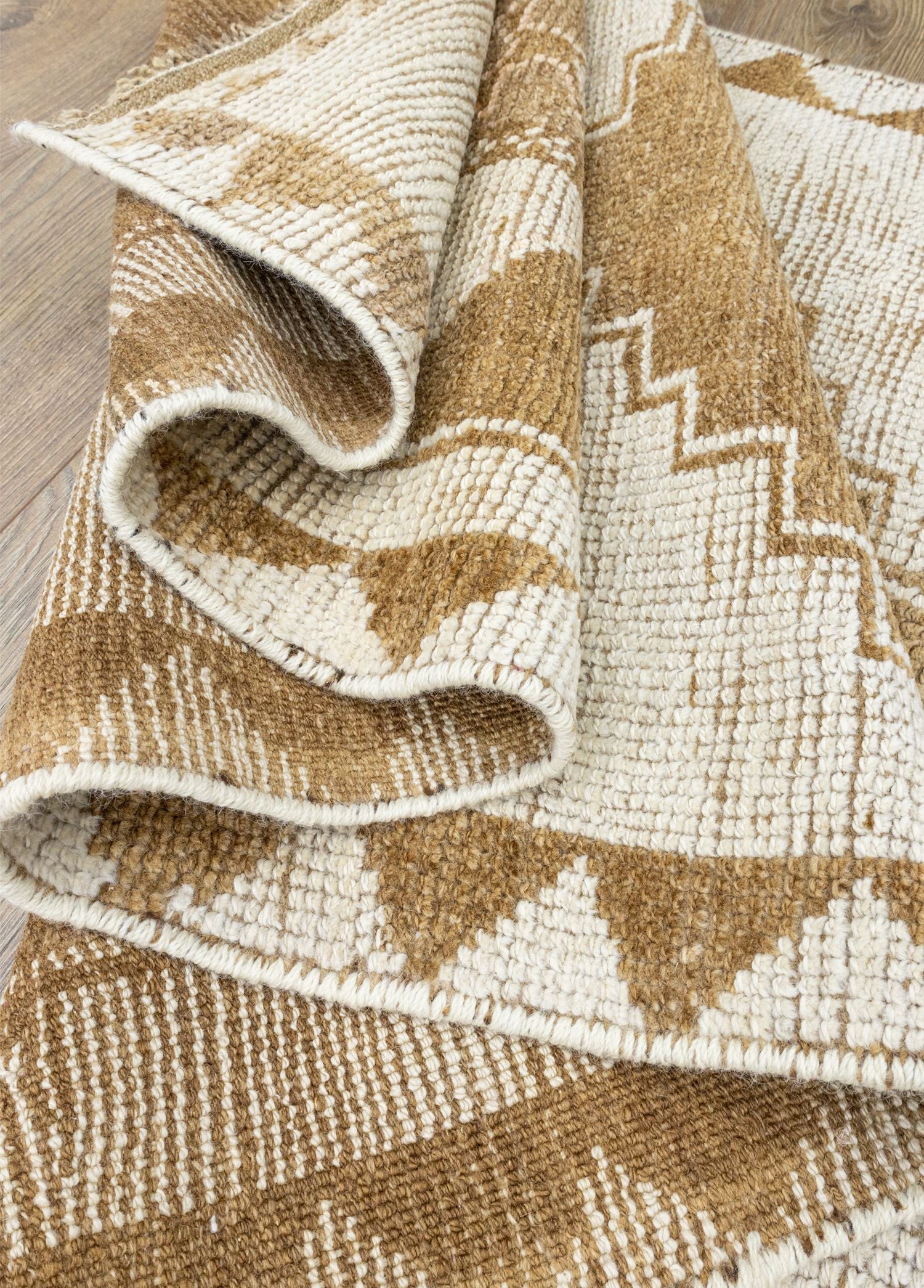 Soho Antiq-Sazoba Geometrik Motifli Herki Yün Yolluk 91x360 Cm-Halı-6-Milagron.com