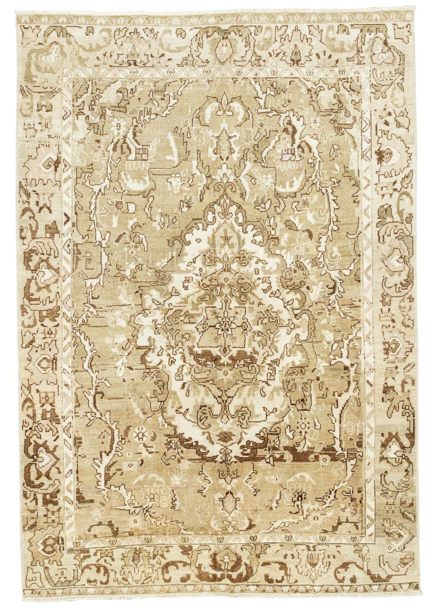 Soho Antiq-Siyat El Dokuma Natural Renkli Organik Yün Halı 199x294 Cm-Halı-1-Milagron.com