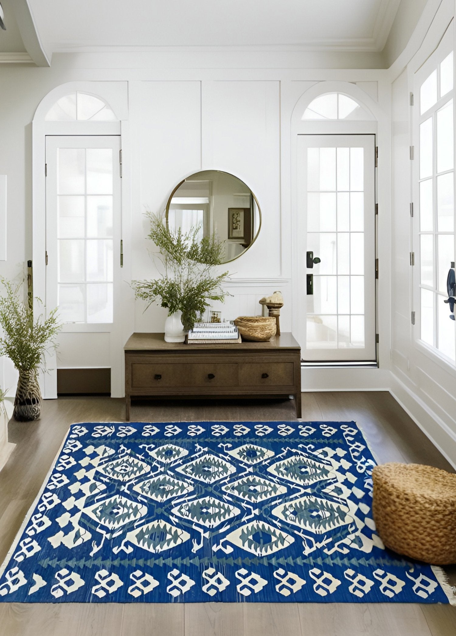 Soho Antiq-Siyurgal İlkel Desenli El Dokuma Yün Kilim 154x194 Cm-Halı-2-Milagron.com