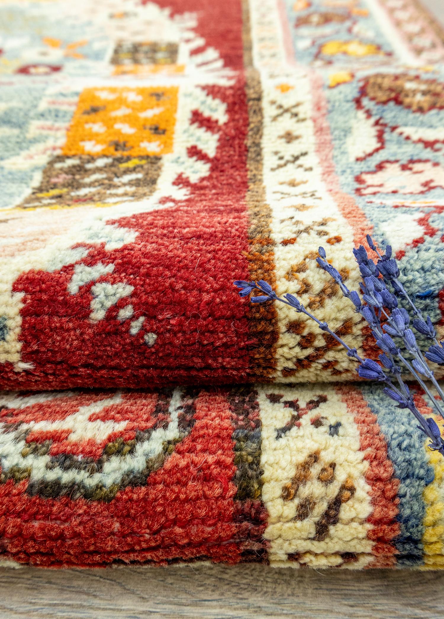 Soho Antiq-Soma El Dokuma Denizli Güney Yolluk 102x387 Cm-Halı-4-Milagron.com