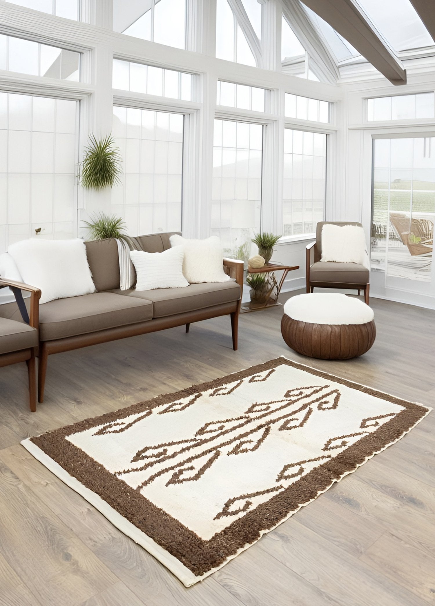 Soho Antiq-Tamara Bereket Desenli Yün Tülü Halı 96x175 Cm-Halı-2-Milagron.com