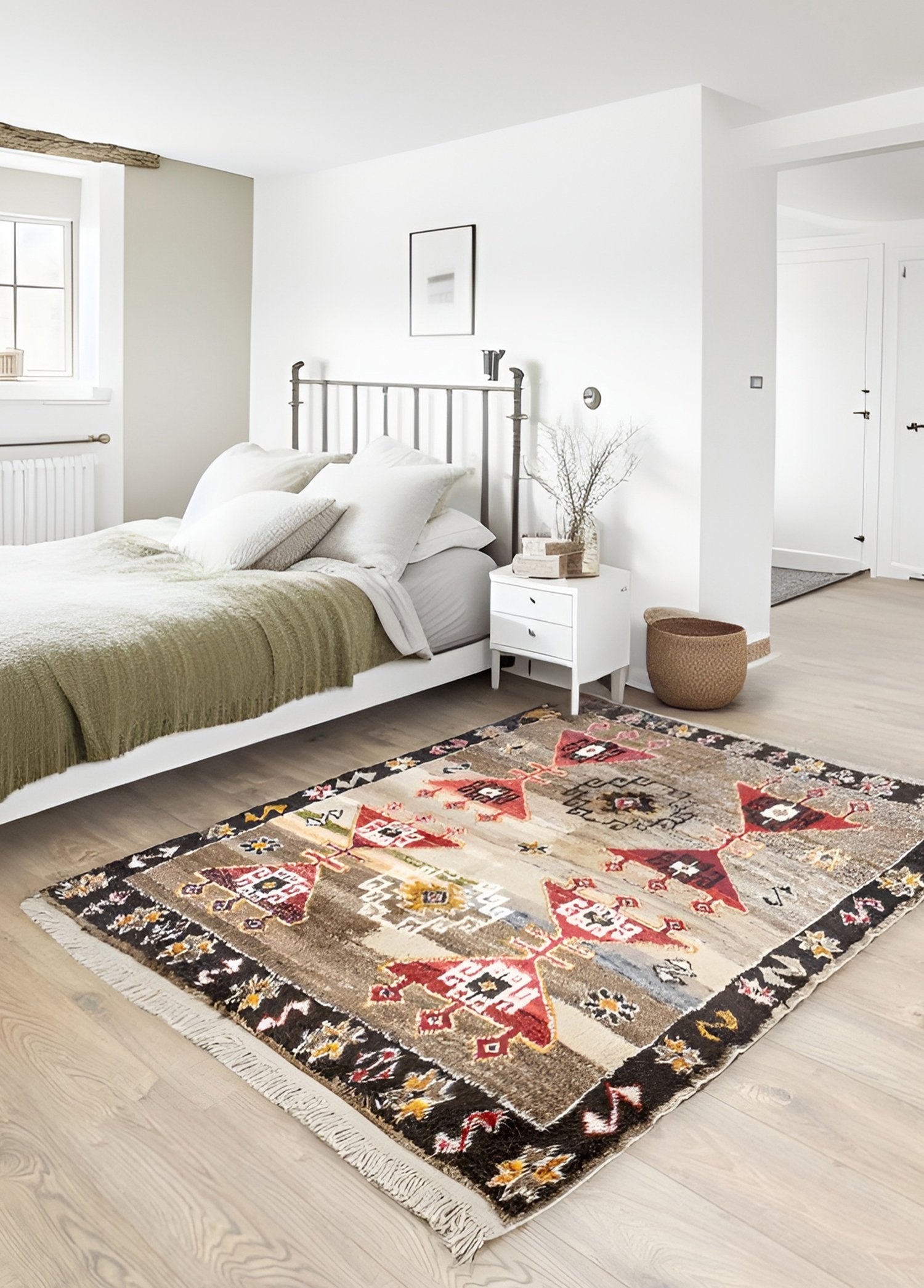 Soho Antiq-Tapio Abrajlı El Dokuma Tülü Halı 151x183 Cm-Halı-2-Milagron.com