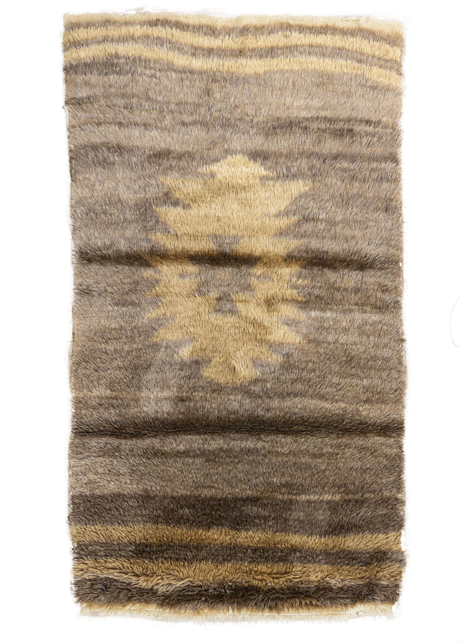 Soho Antiq-Terra İlkel Desenli El Dokuma Tülü Halı 107x186 Cm-Halı-1-Milagron.com