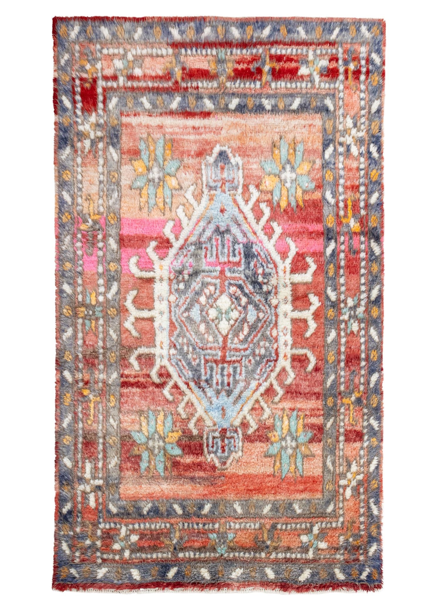Soho Antiq-Thyra Bohem Tarz El Dokuma Shaggy Halı 145x225 Cm-Halı-1-Milagron.com