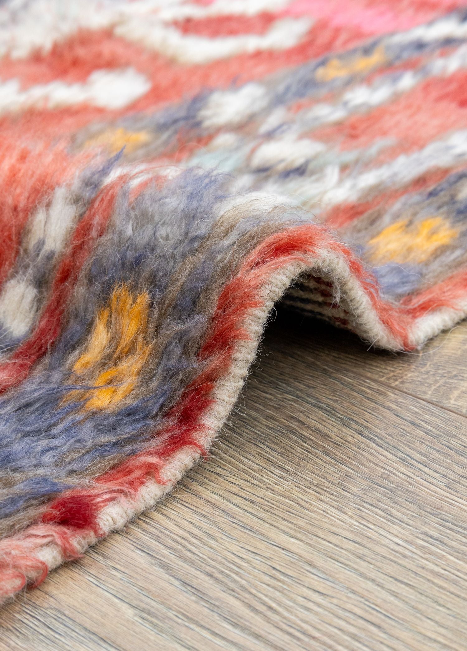 Soho Antiq-Thyra Bohem Tarz El Dokuma Shaggy Halı 145x225 Cm-Halı-5-Milagron.com