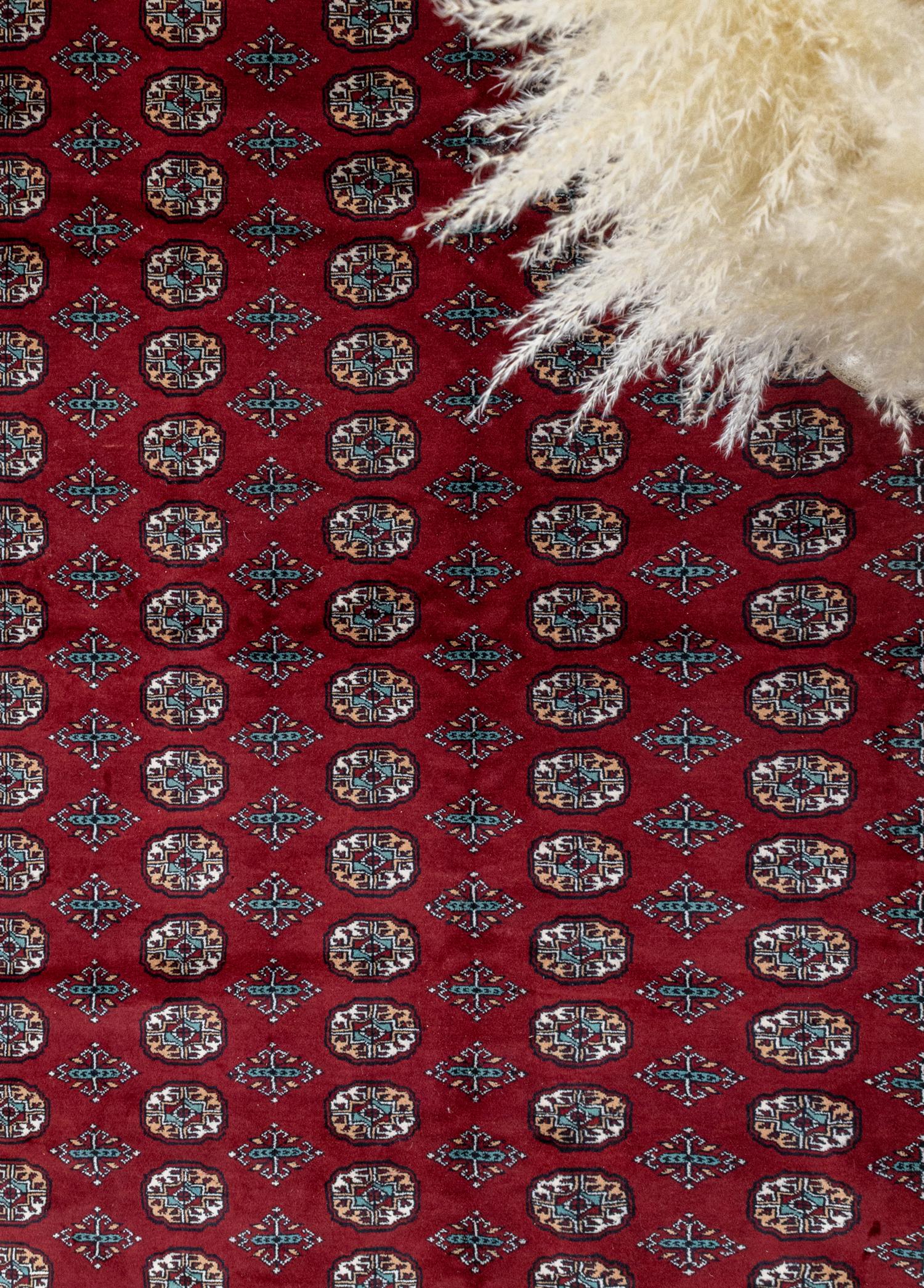 Soho Antiq-Tılla Geleneksel Türkmen Desenli El Dokuma Türkmen Halısı 365x555 Cm-Halı-4-Milagron.com